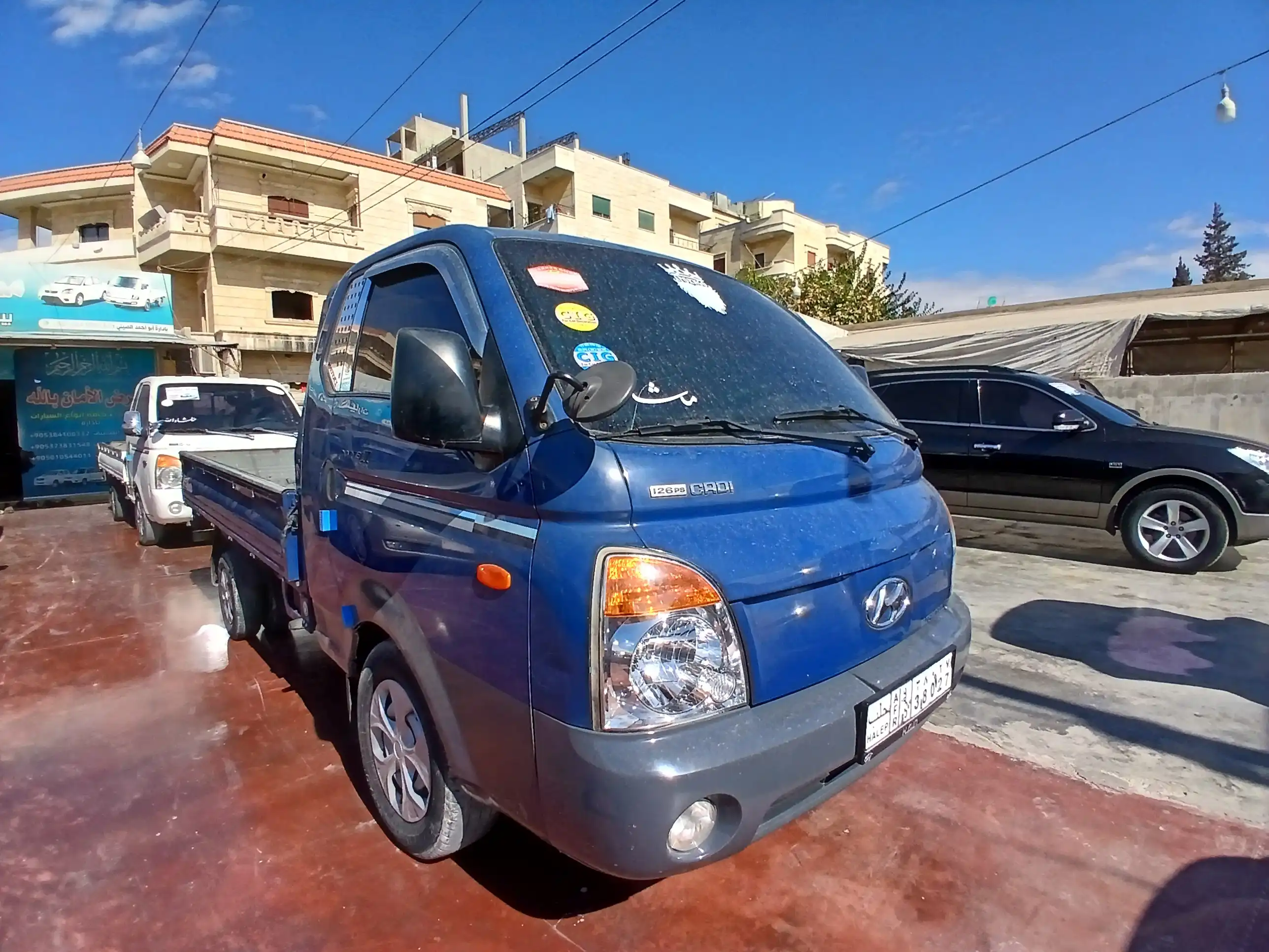 kilometrage car sale hyundai porter 2 crdi cargo truck used 2010 aleppo bk image