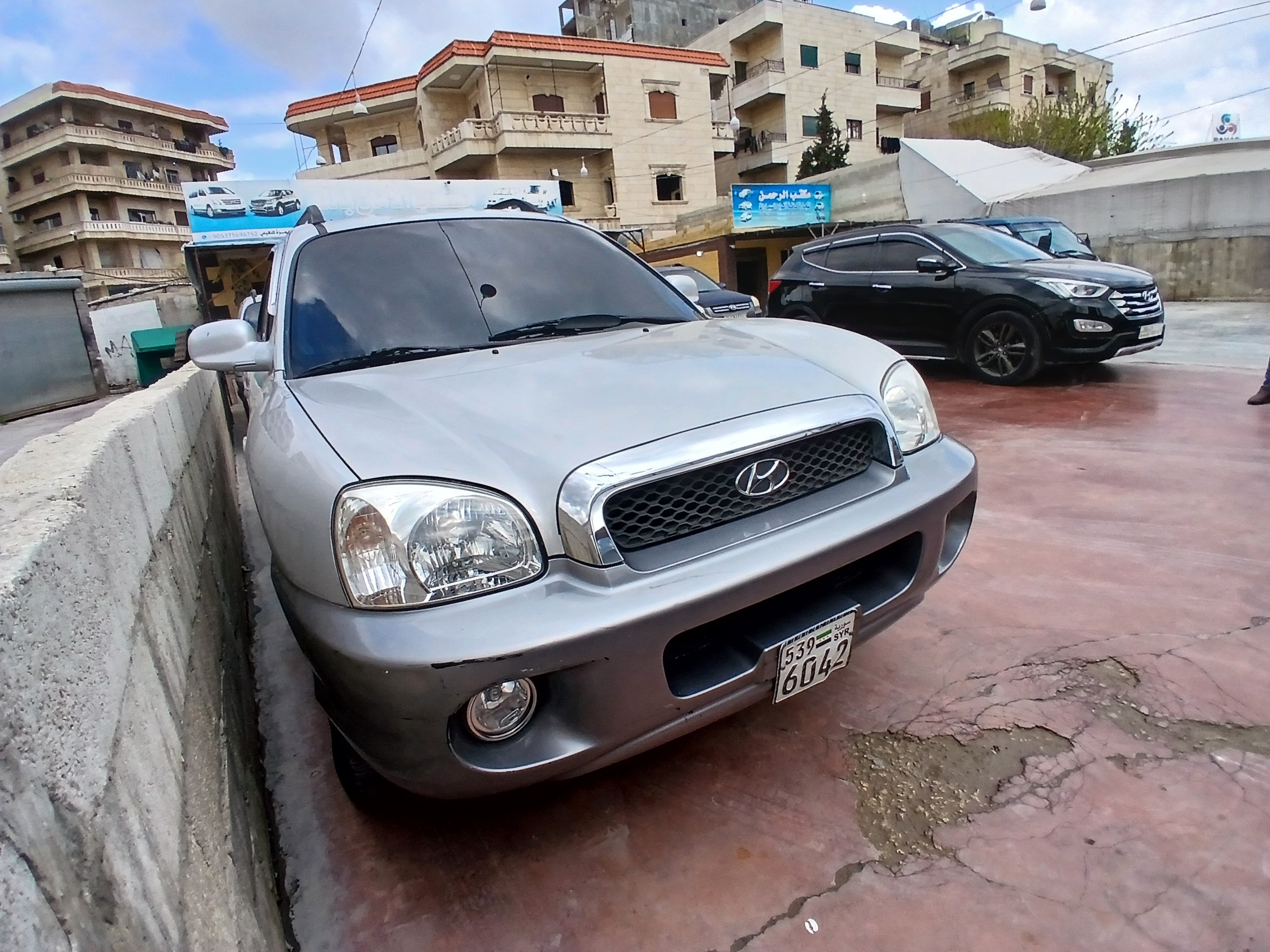 kilometrage car sale hyundai santa fe gold suv used 2004 aleppo ti image