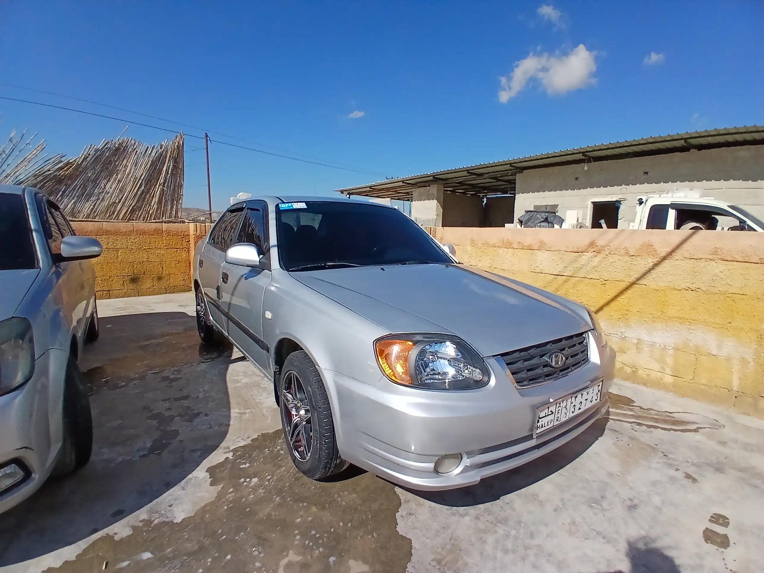 kilometrage car sale hyundai accent standard sedan used 2004 aleppo yz image