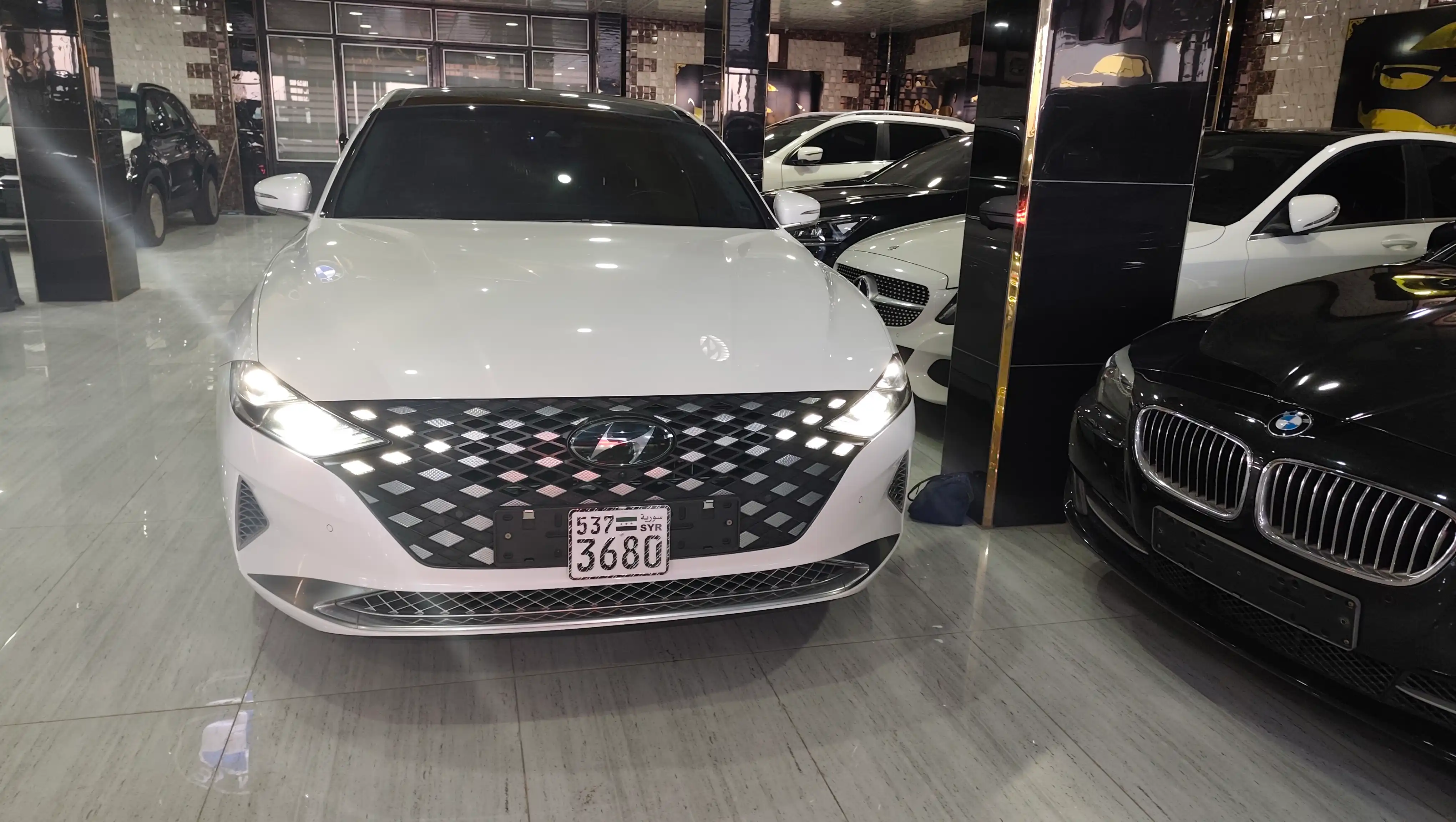 kilometrage car sale hyundai grandeur standard sedan used 2020 aleppo pe image