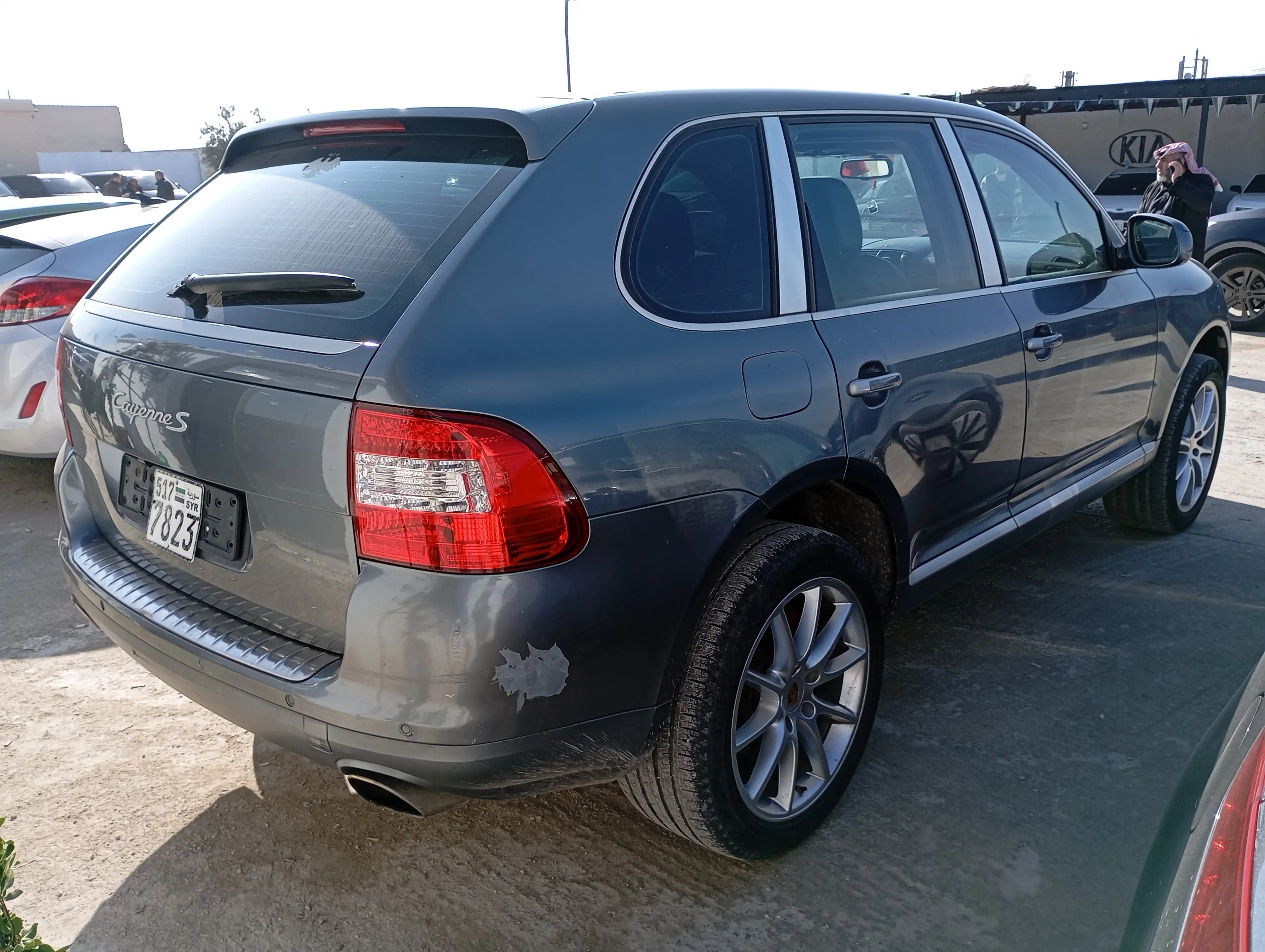 kilometrage car sale porsche cayenne s suv used 2007 aleppo qp image