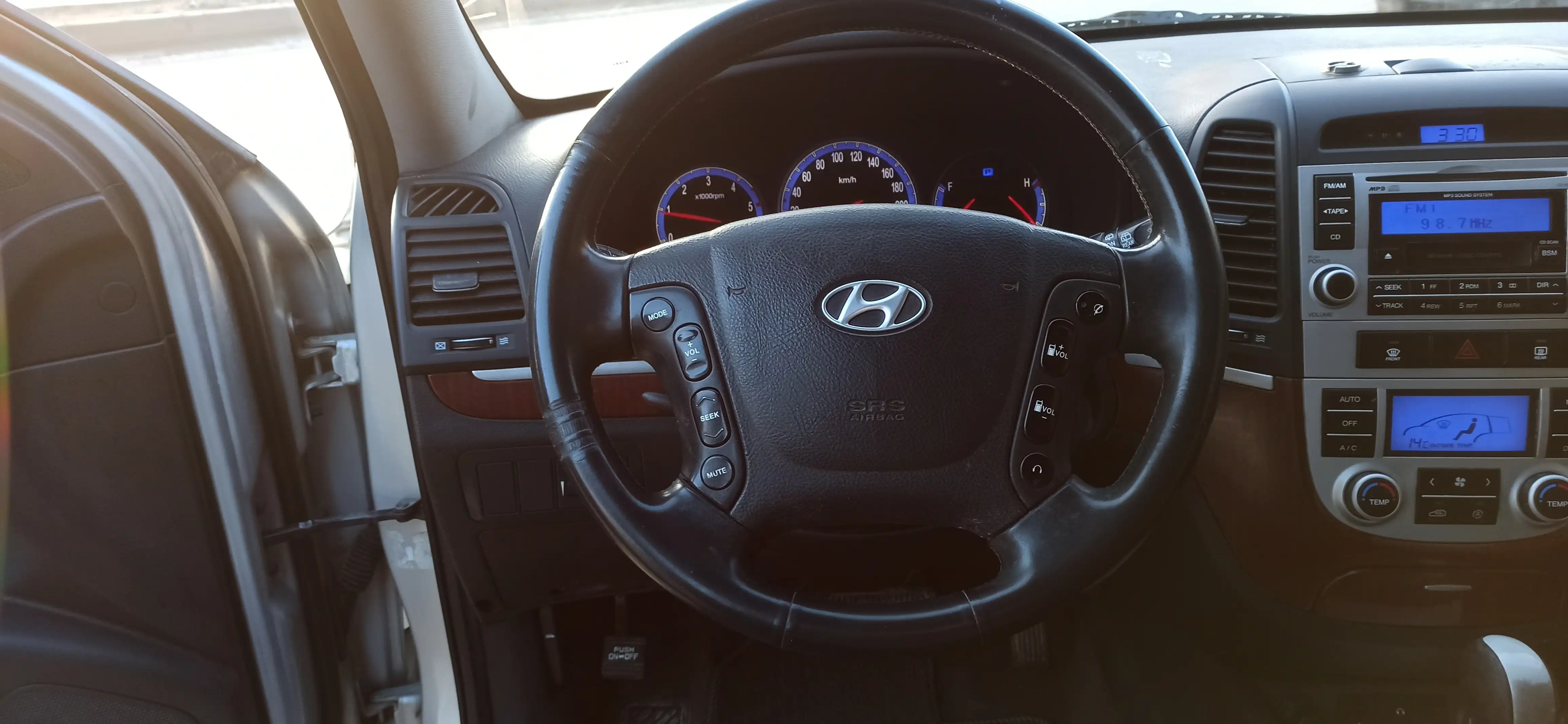 kilometrage car sale hyundai santa fe mlx suv used 2007 aleppo jb image