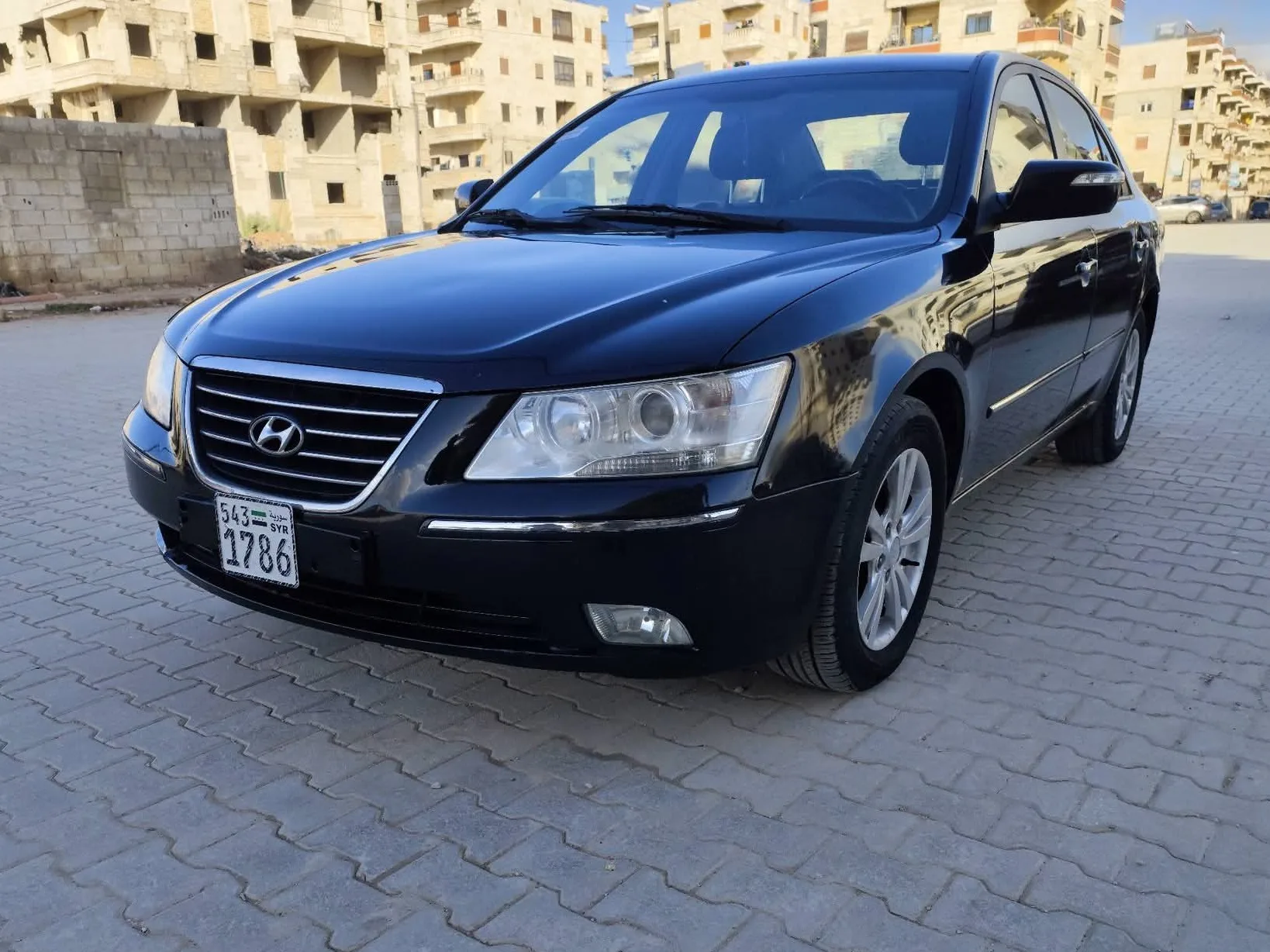 kilometrage car sale hyundai sonata standard sedan used 2009 aleppo vj image