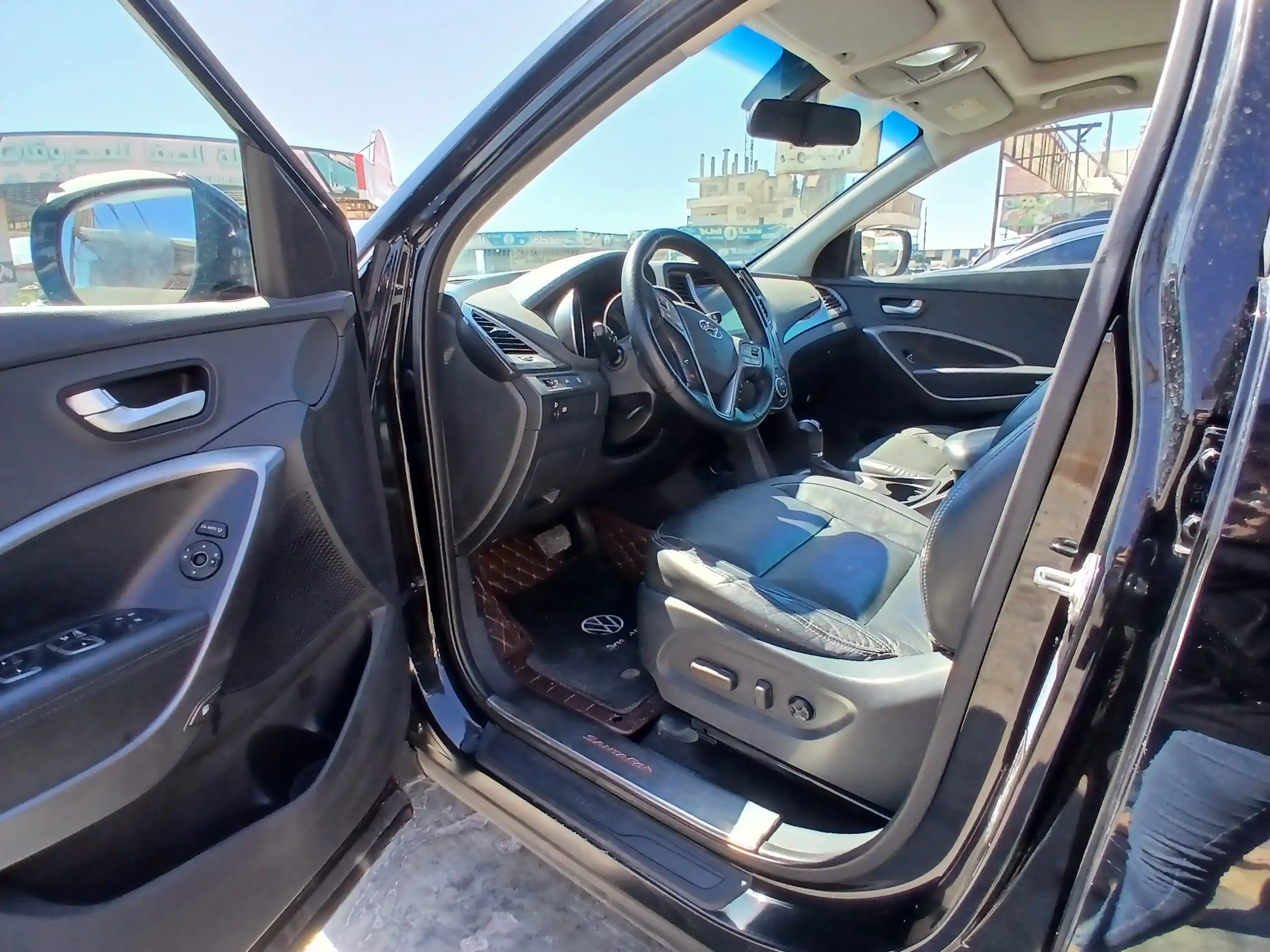 kilometrage car sale hyundai santa fe evgt suv used 2014 aleppo rf image
