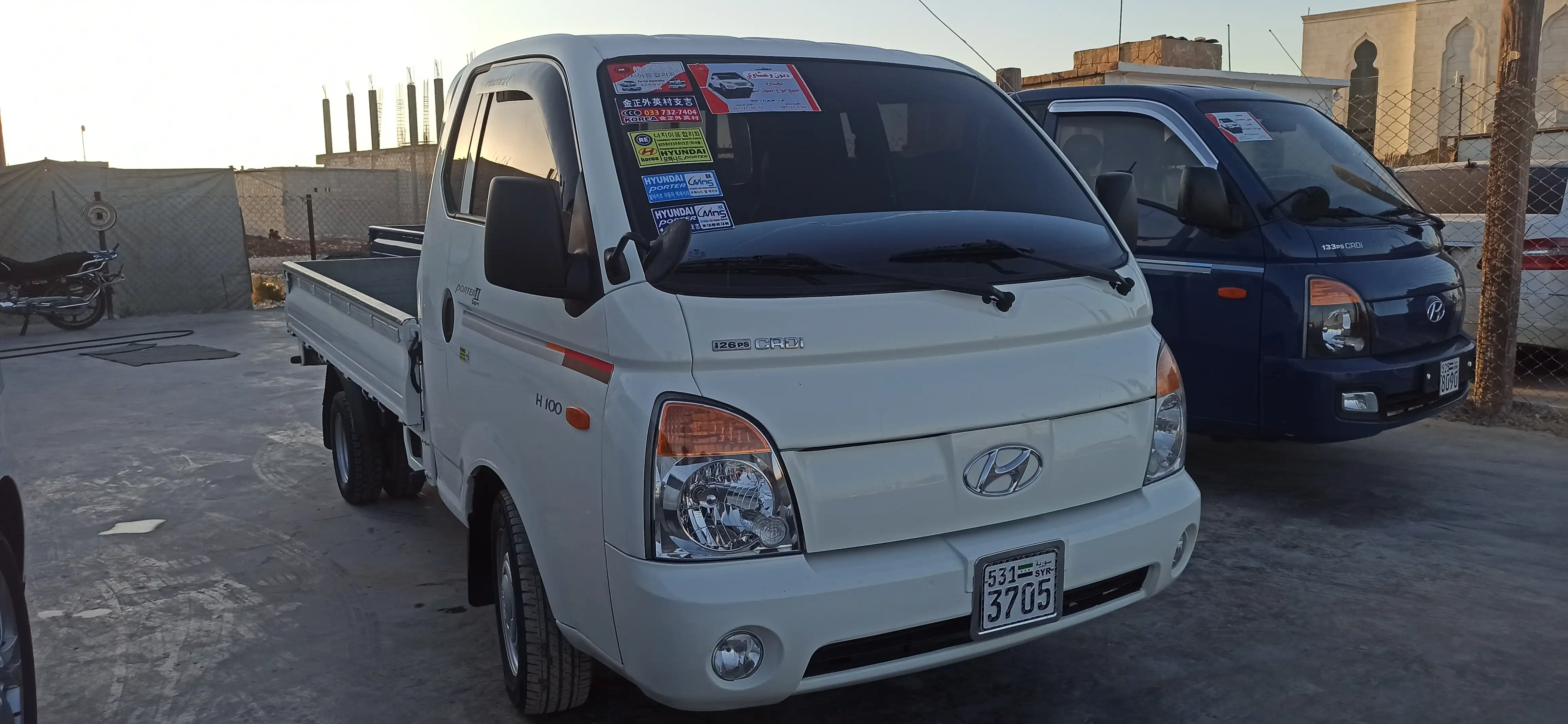 kilometrage car sale hyundai porter 2 crdi cargo truck used 2010 aleppo vh image