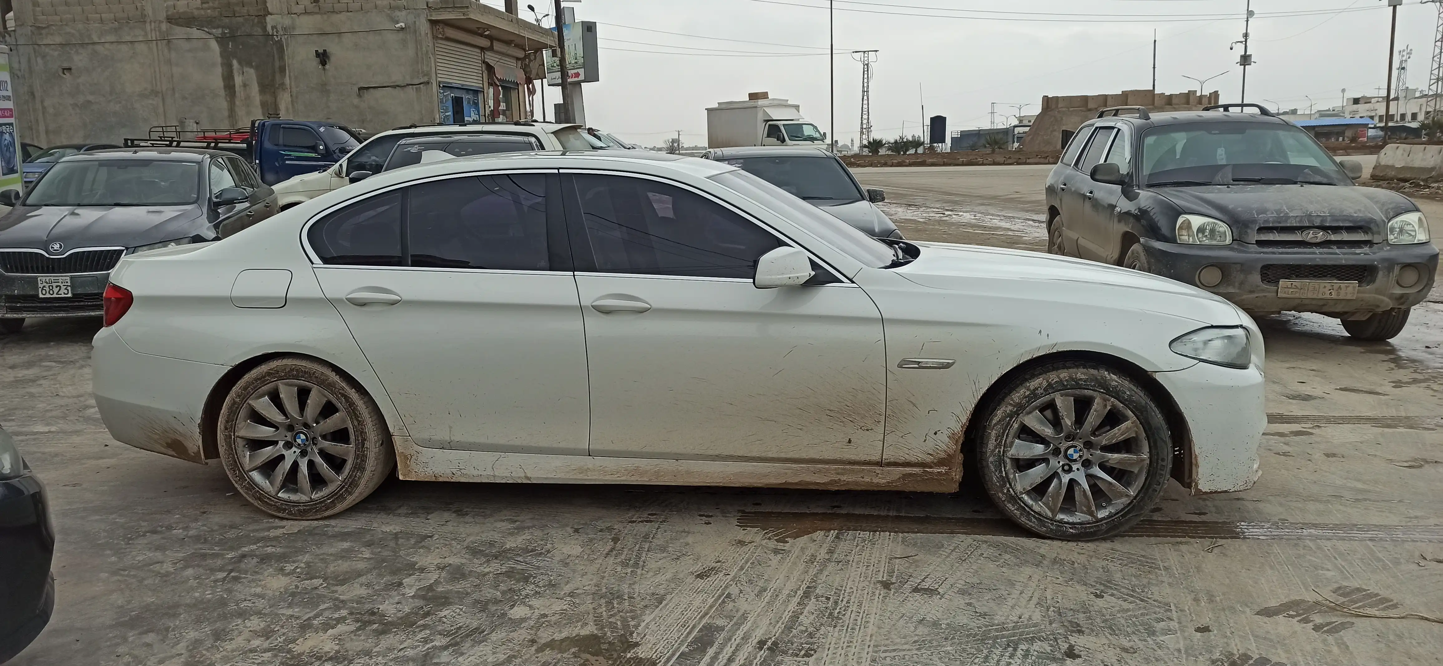 kilometrage car sale bmw 5 series 525 d sedan used 2013 aleppo rb image