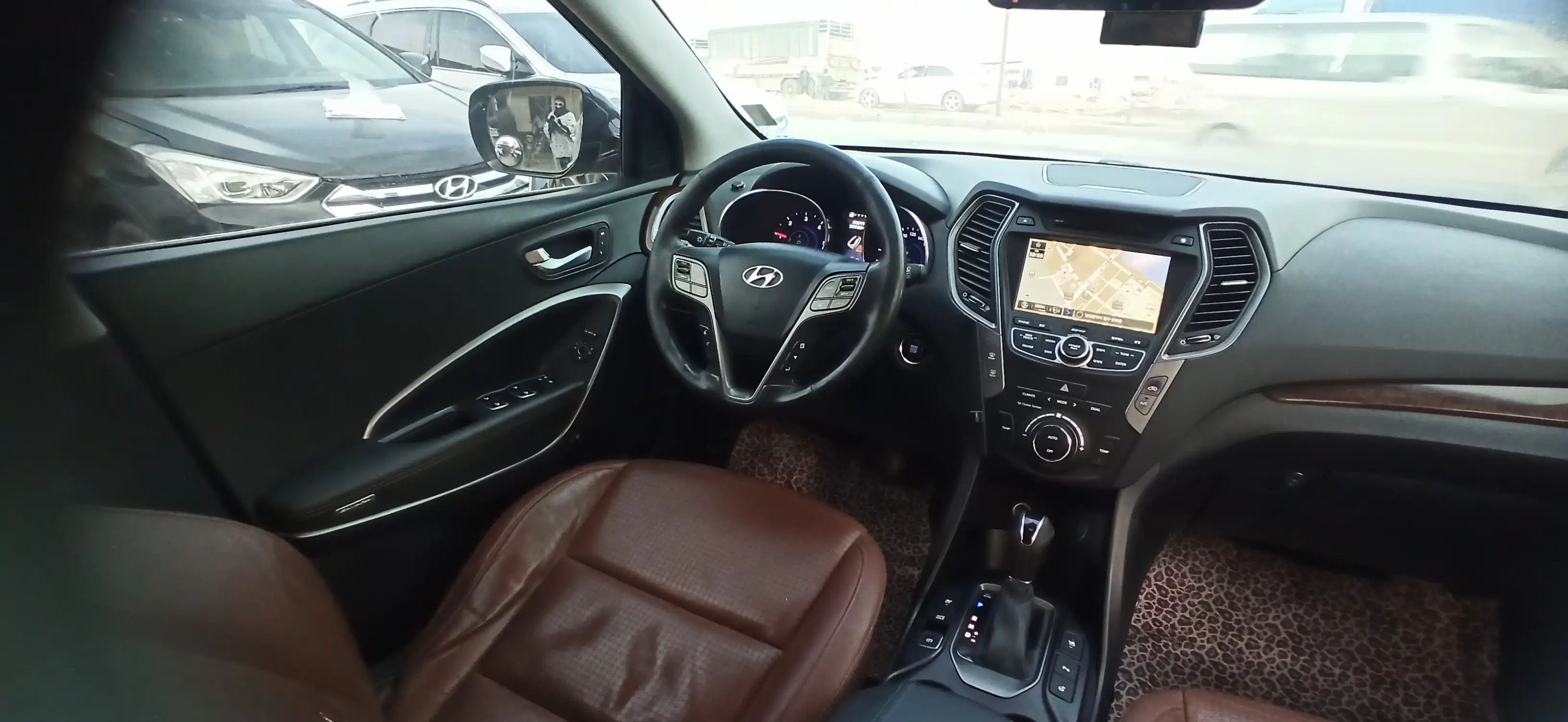 kilometrage car sale hyundai santa fe evgt suv used 2014 aleppo jg image