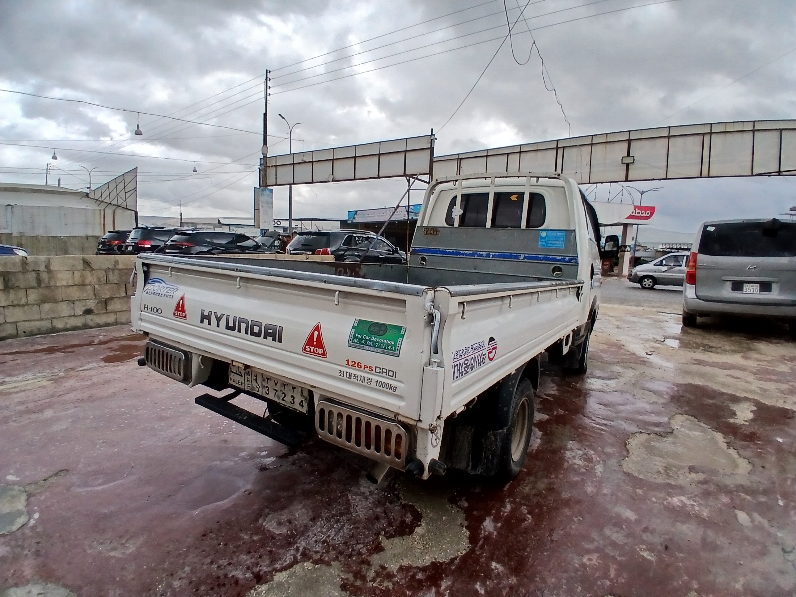 kilometrage car sale hyundai porter ii 2 crdi cargo truck used 2009 aleppo rz image