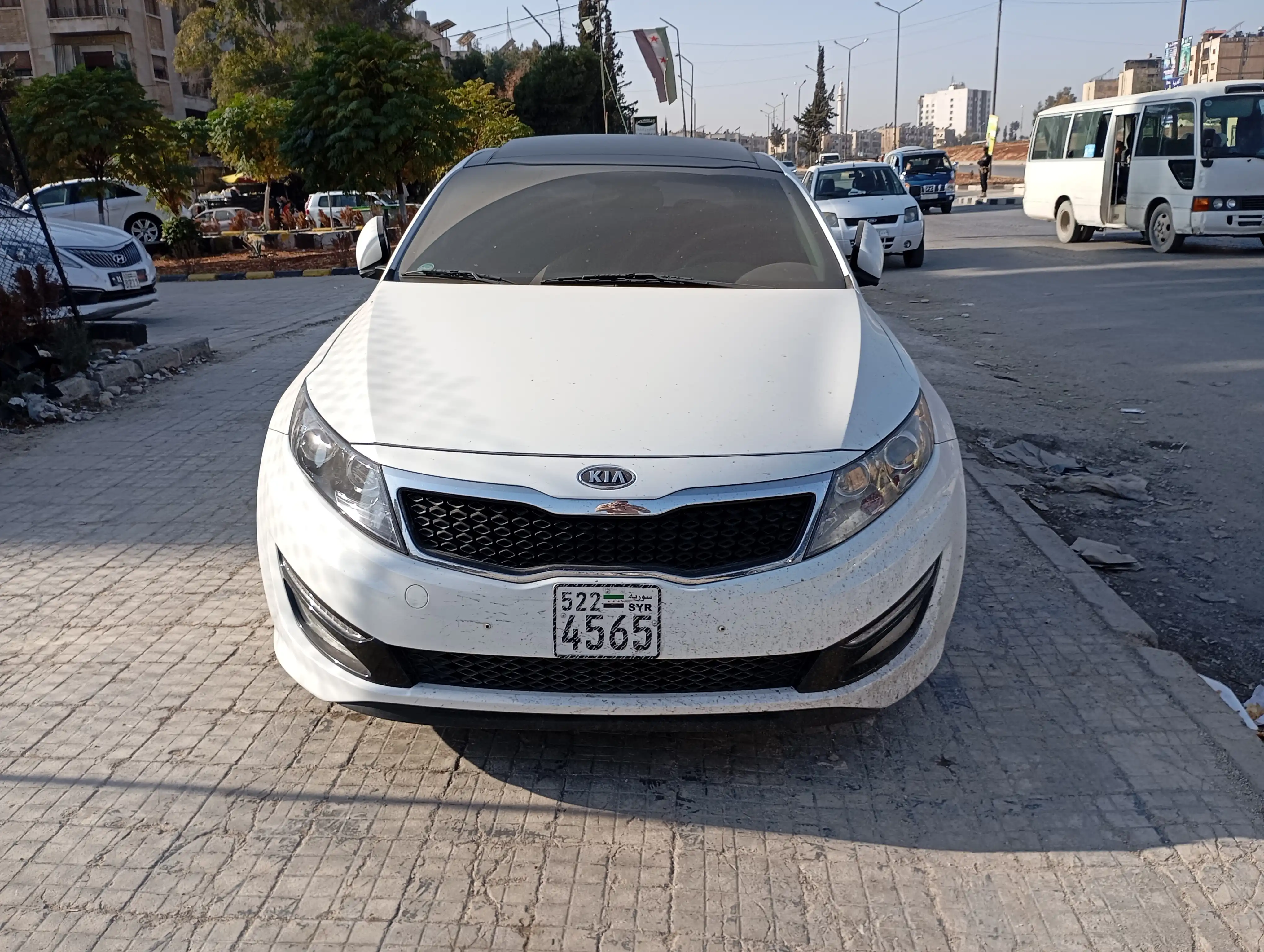 kilometrage car sale kia k5 standard sedan used 2012 aleppo ly image