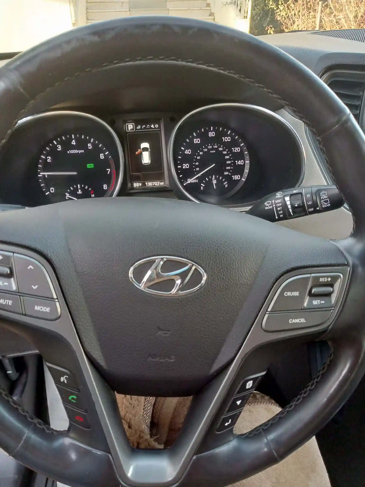 kilometrage car sale hyundai santa fe evgt suv used 2018 aleppo vj image