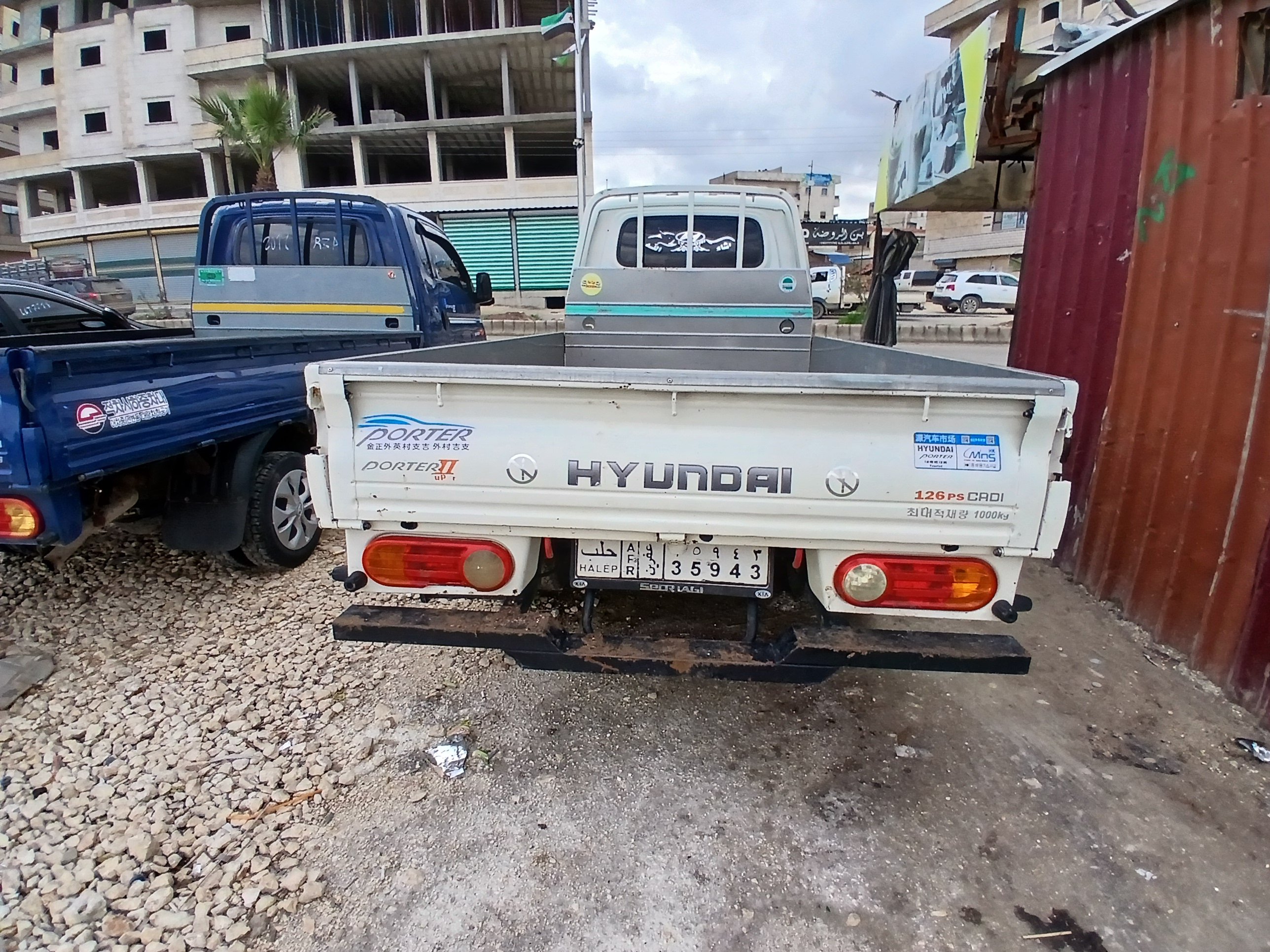 kilometrage car sale hyundai porter ii 2 crdi cargo truck used 2009 aleppo sp image