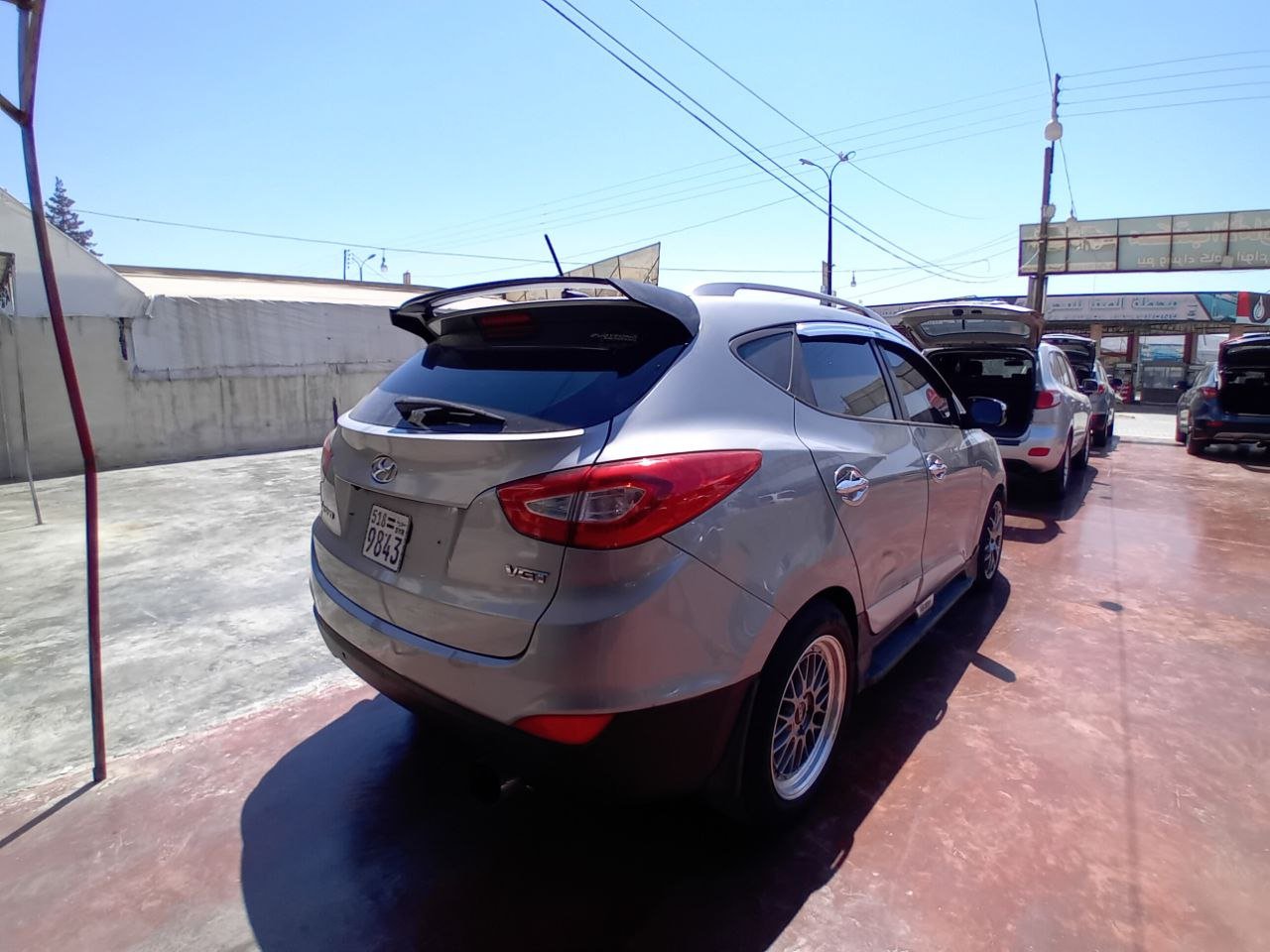 kilometrage car sale hyundai tucson standard suv used 2010 aleppo oi image