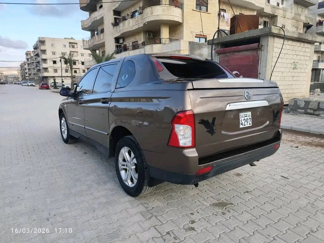 kilometrage car sale ssangyong kgm actyon limited pickup used 2014 aleppo fj image