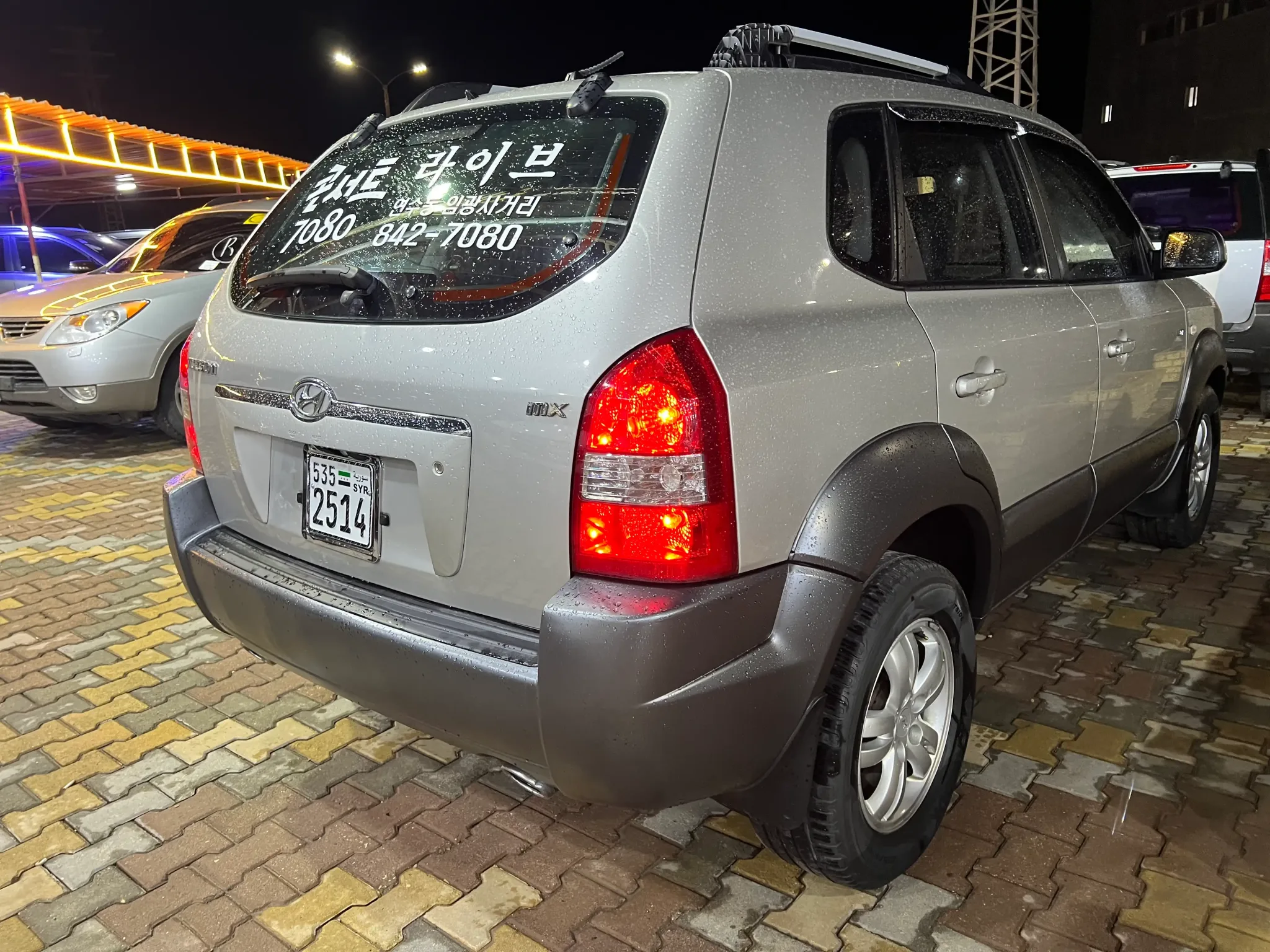 kilometrage car sale hyundai tucson standard suv used 2007 aleppo sy image