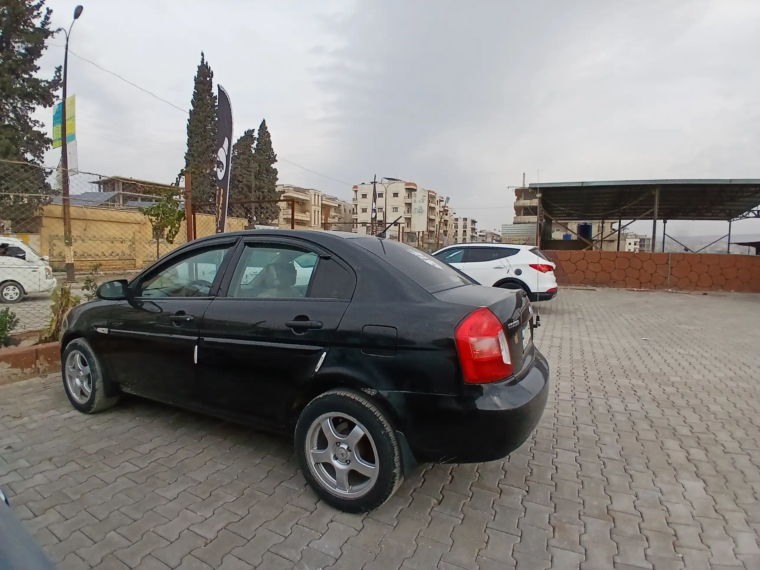 kilometrage car sale hyundai accent standard sedan used 2007 aleppo hi image