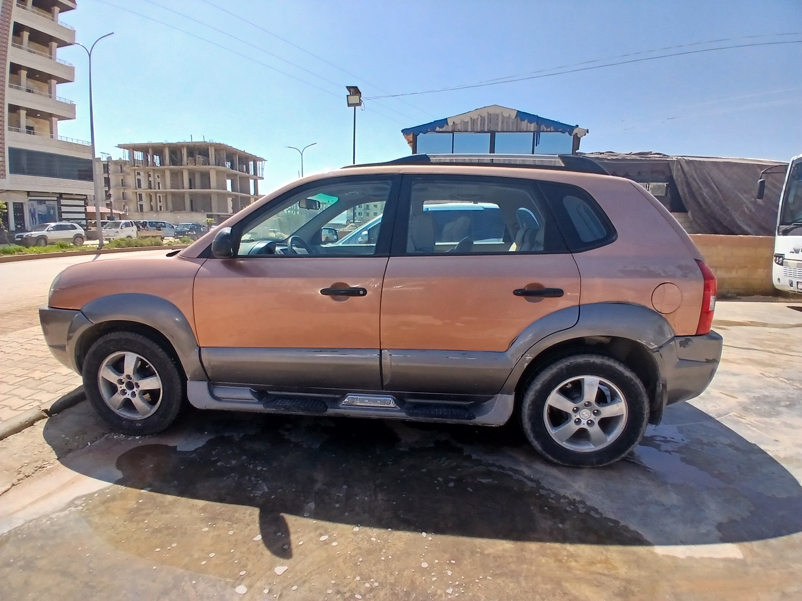 kilometrage car sale hyundai tucson standard suv used 2005 aleppo cd image