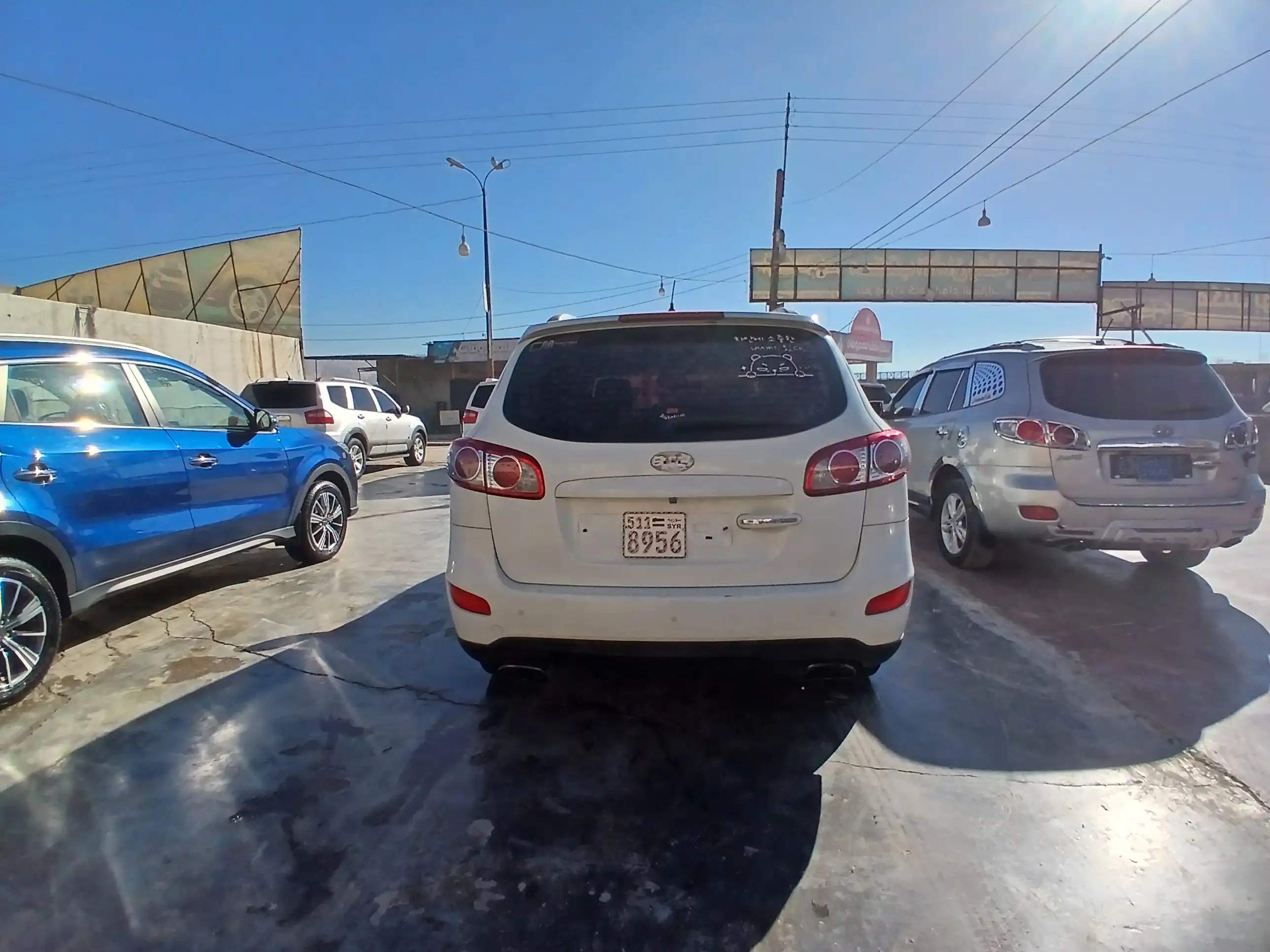 kilometrage car sale hyundai santa fe evgt suv used 2010 aleppo nu image