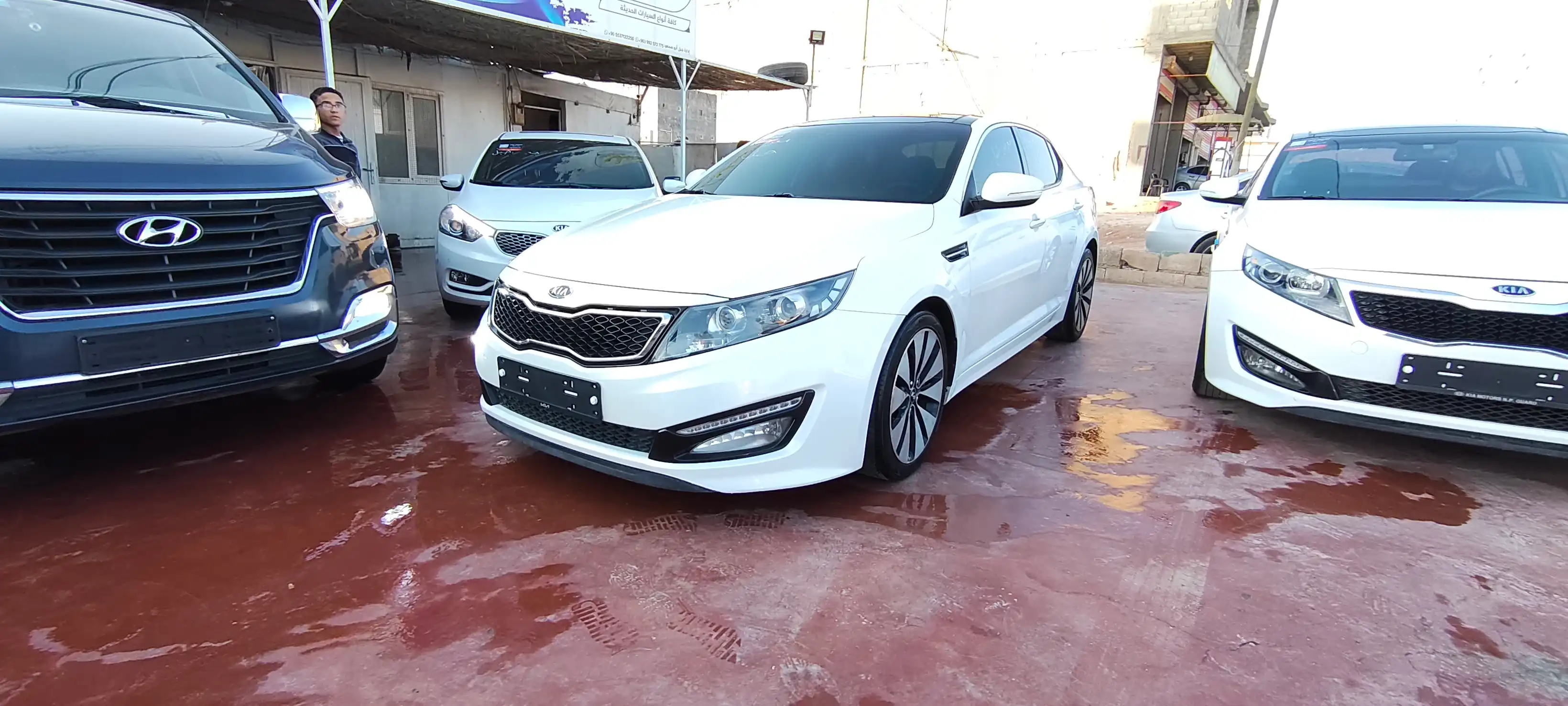 kilometrage car sale kia k5 standard sedan used 2011 aleppo qv card image