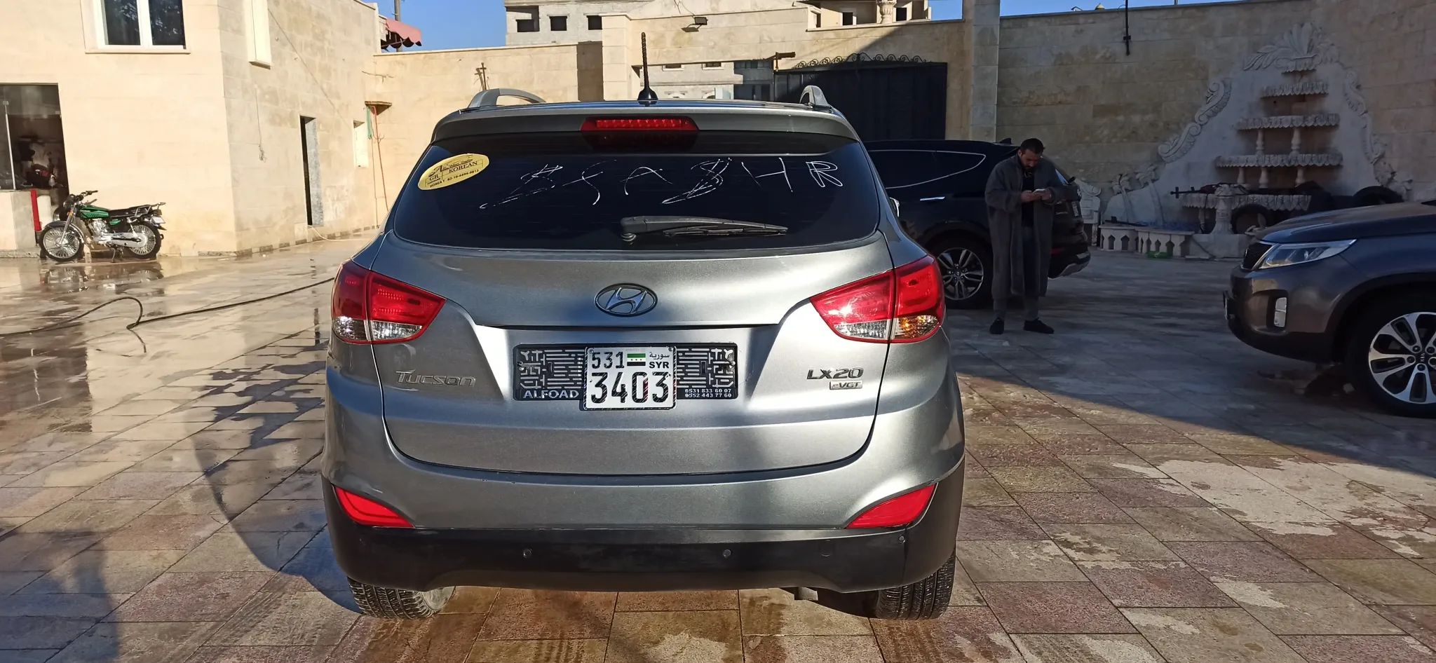 kilometrage car sale hyundai tucson lx20 evgt suv used 2010 aleppo zf image