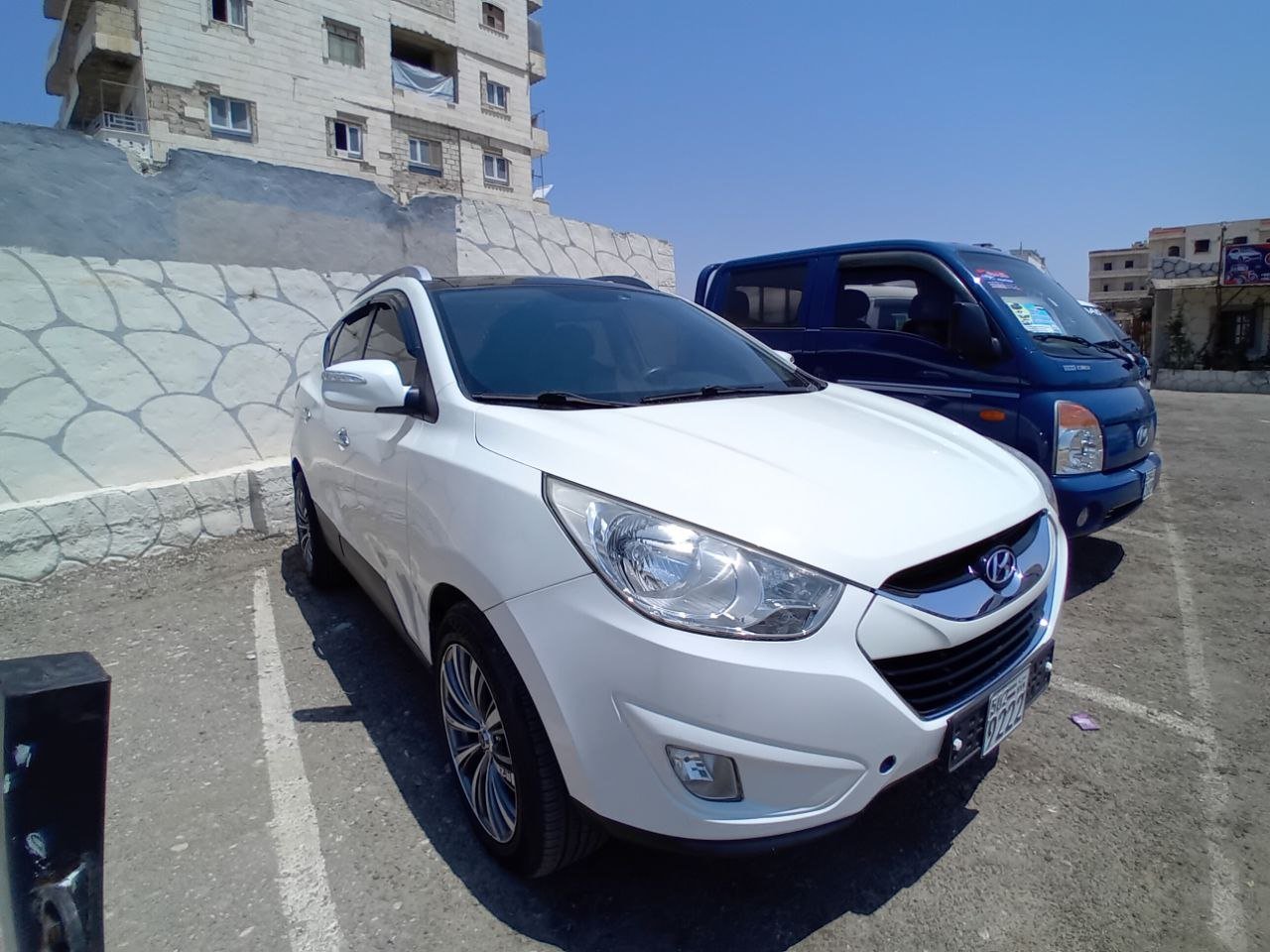 kilometrage car sale hyundai tucson lx20 evgt suv used 2010 aleppo mz image