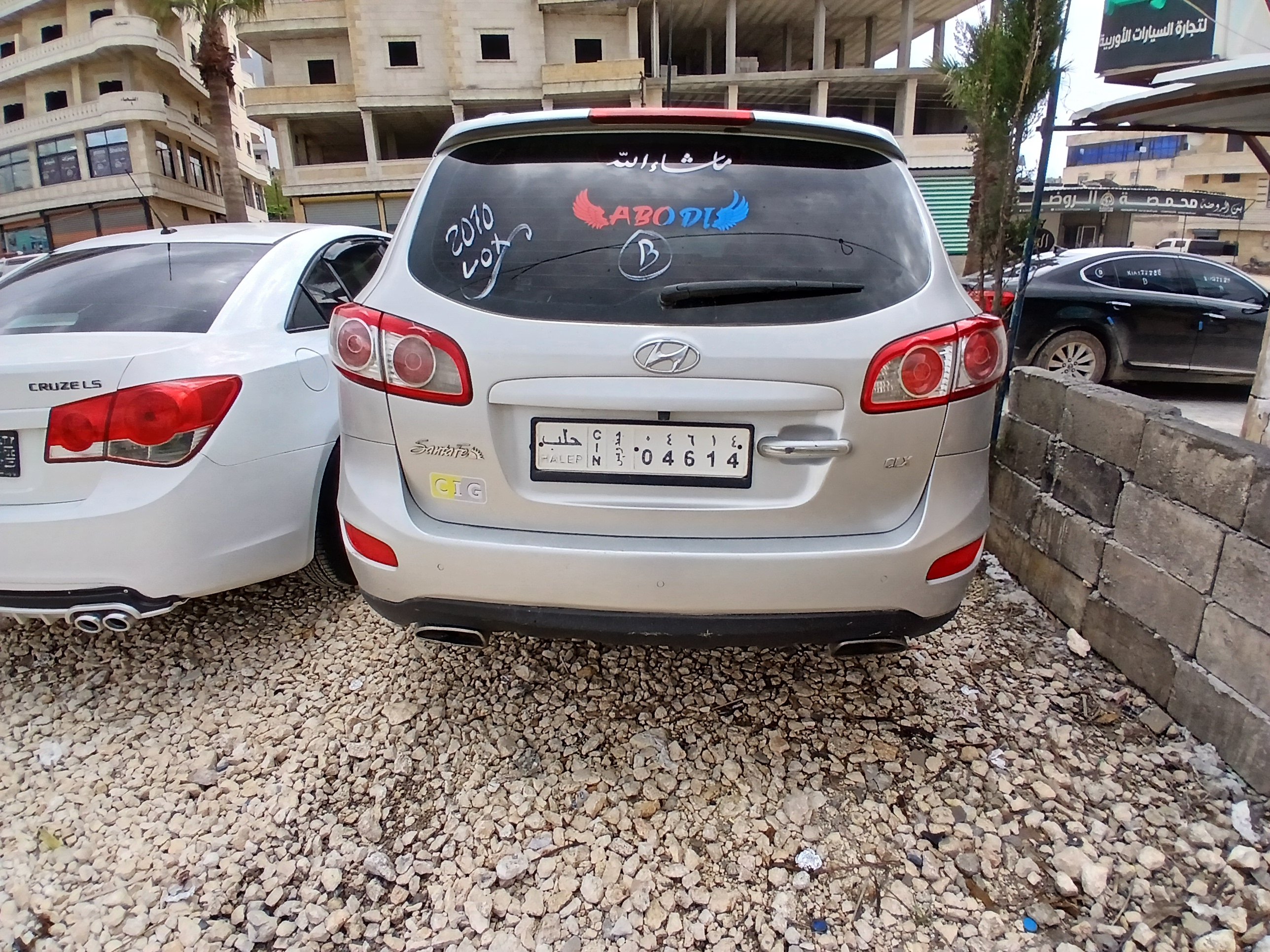 kilometrage car sale hyundai santa fe clx suv used 2010 aleppo fj image