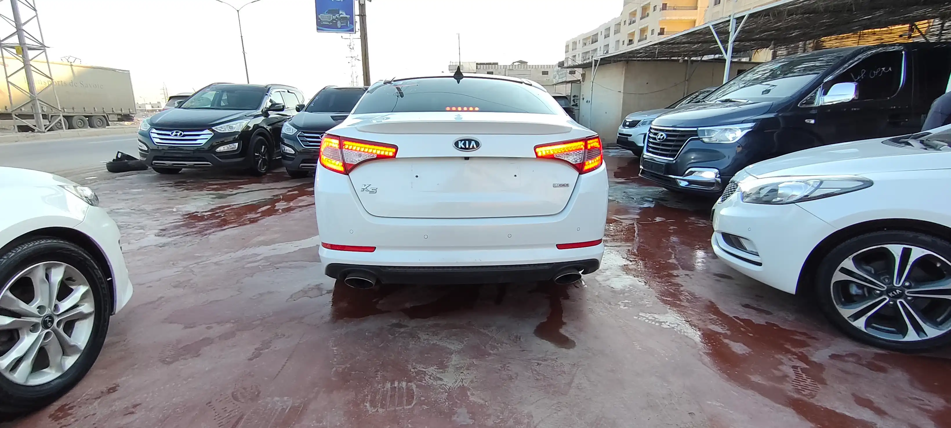 kilometrage car sale kia k5 standard sedan used 2011 aleppo qv image