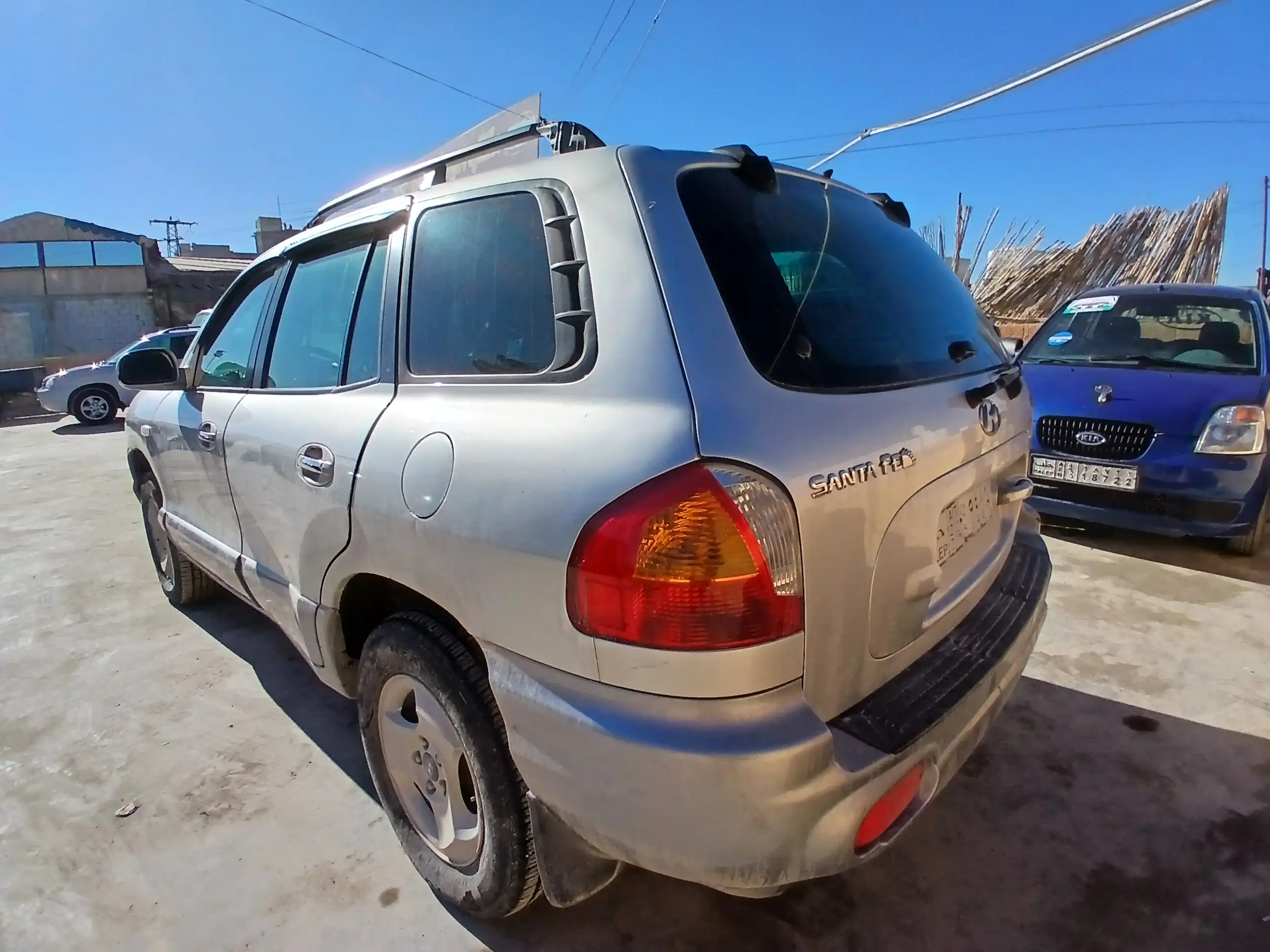 kilometrage car sale hyundai santa fe gold suv used 2003 aleppo av image