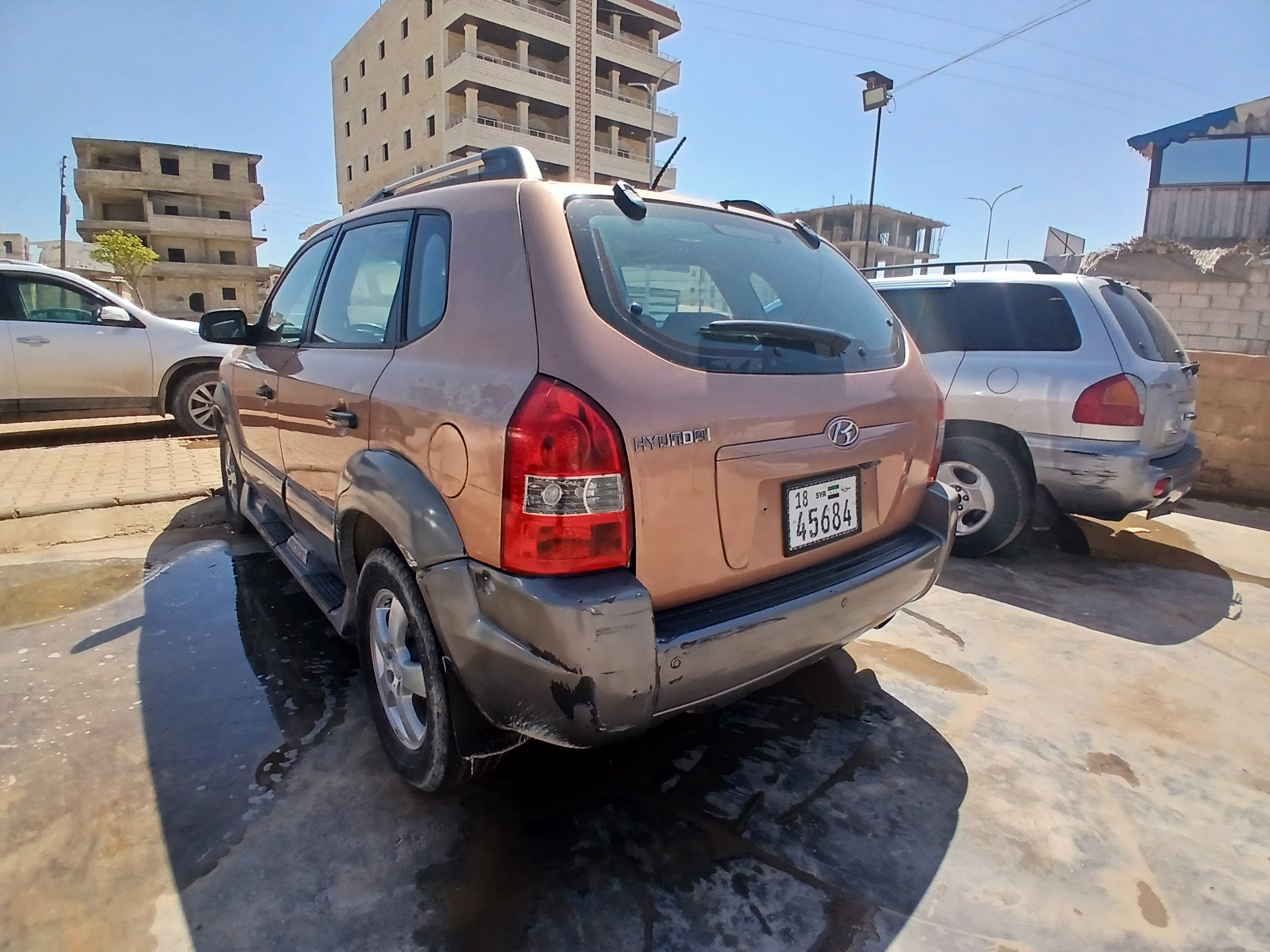 kilometrage car sale hyundai tucson standard suv used 2005 aleppo cd image