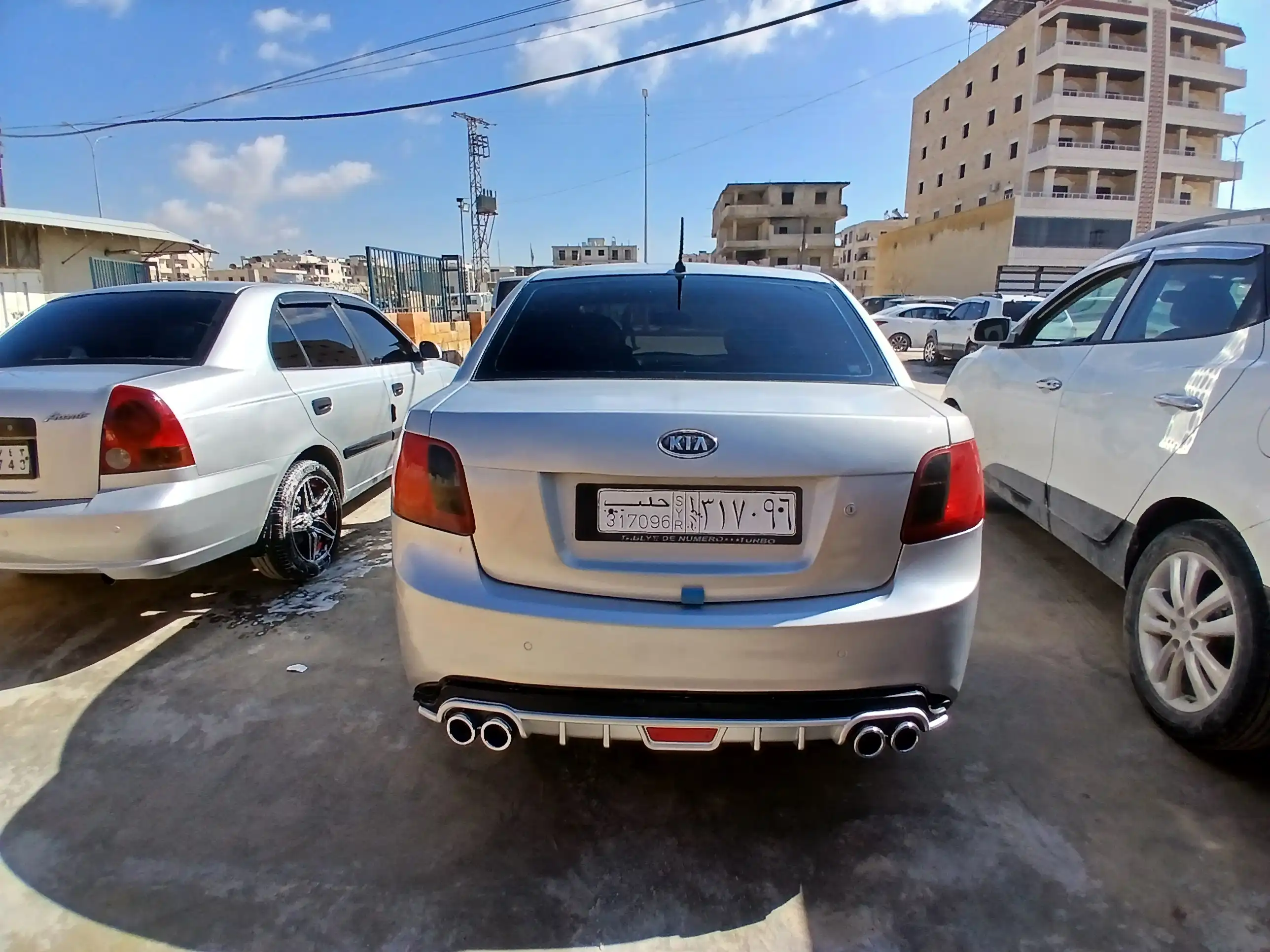 kilometrage car sale kia rio ex sedan used 2010 aleppo km image