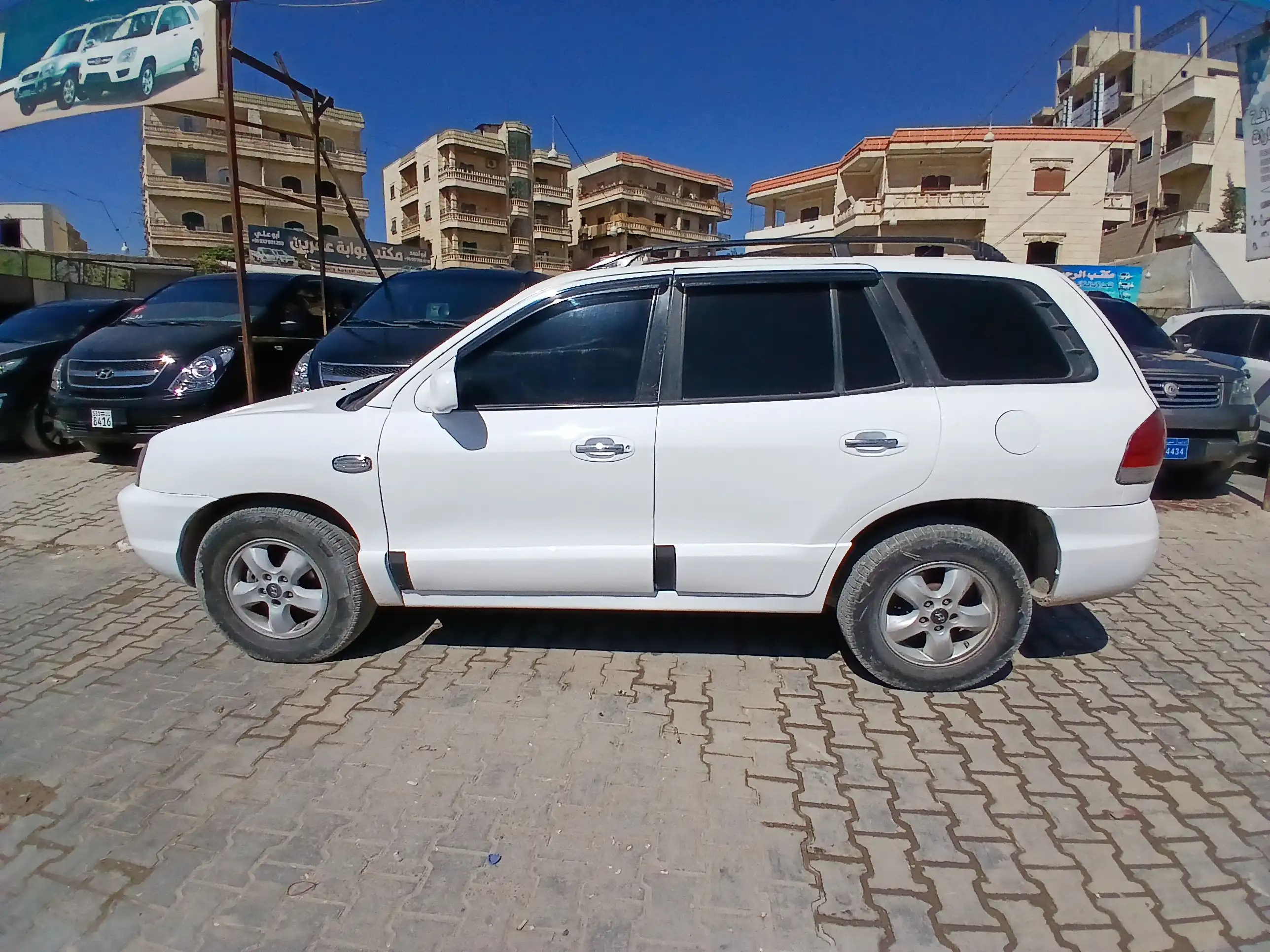 kilometrage car sale hyundai santa fe gold suv cut 2005 aleppo po image