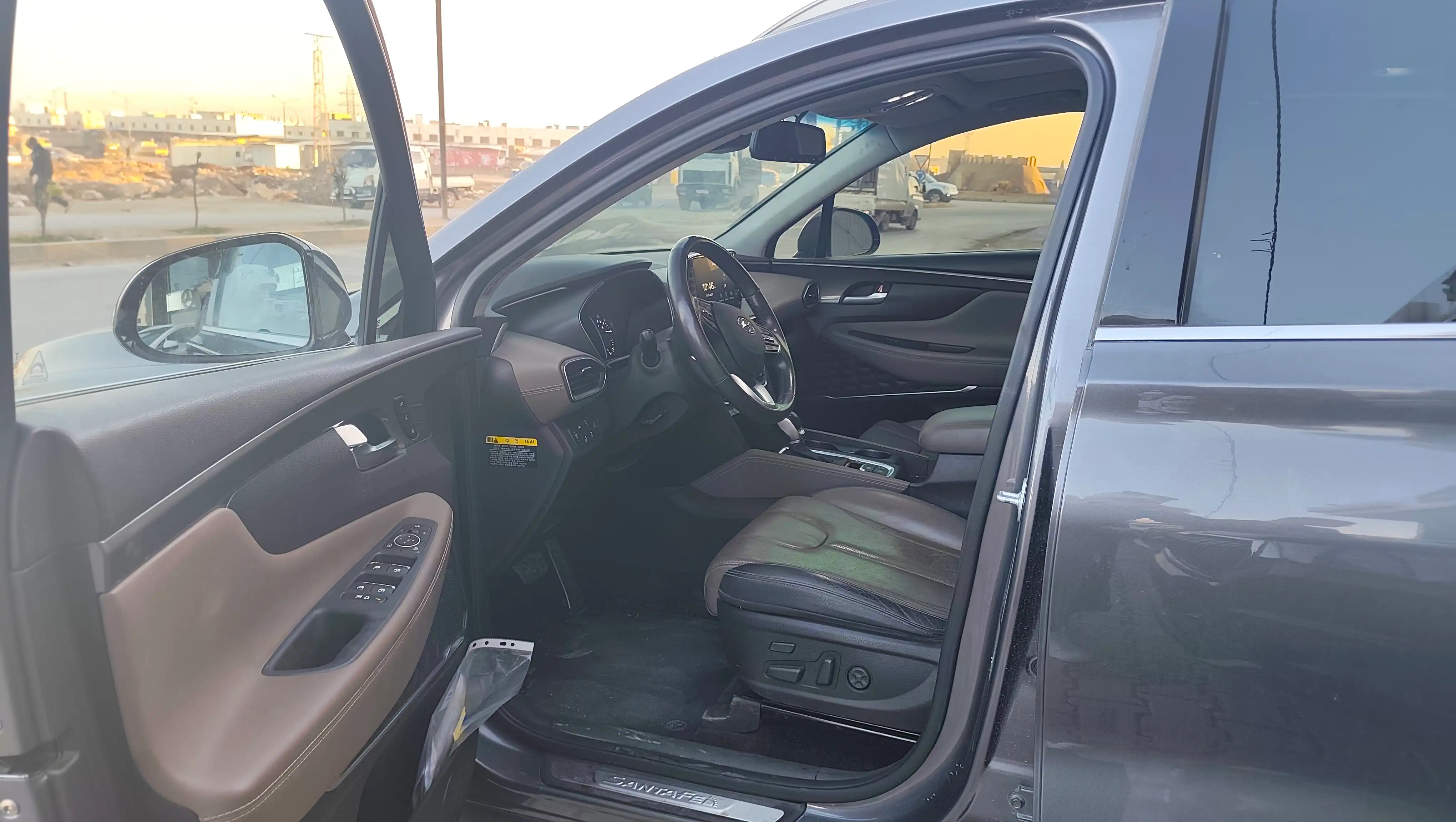 kilometrage car sale hyundai santa fe 2 2 d suv used 2019 aleppo hu image