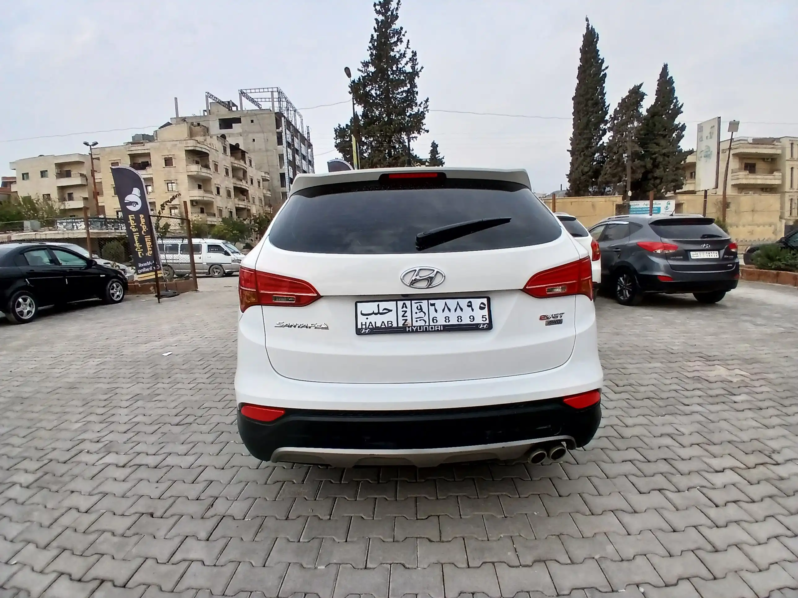 kilometrage car sale hyundai santa fe evgt suv used 2012 aleppo kd image