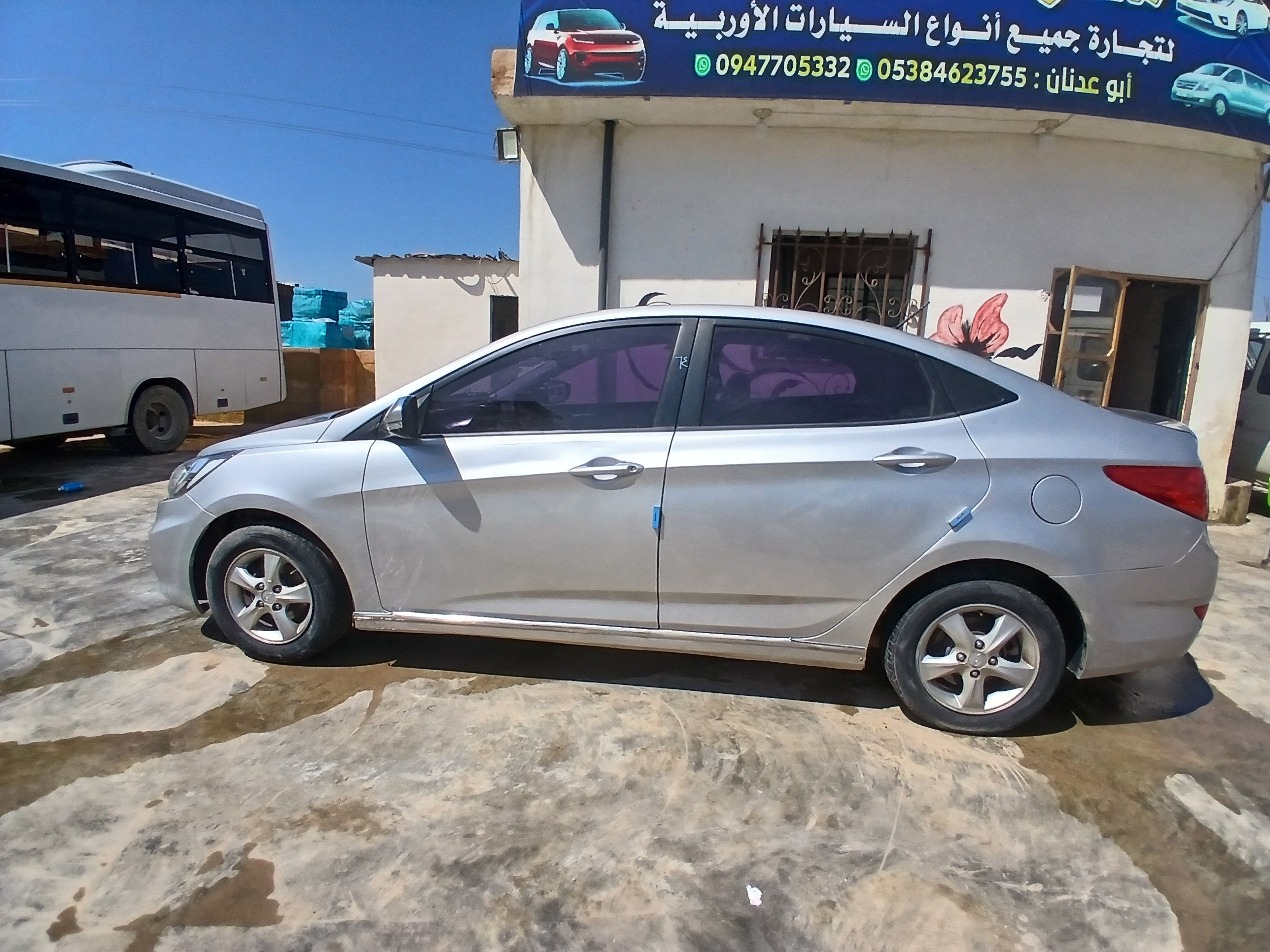 kilometrage car sale hyundai accent vvt sedan used 2012 aleppo xl image