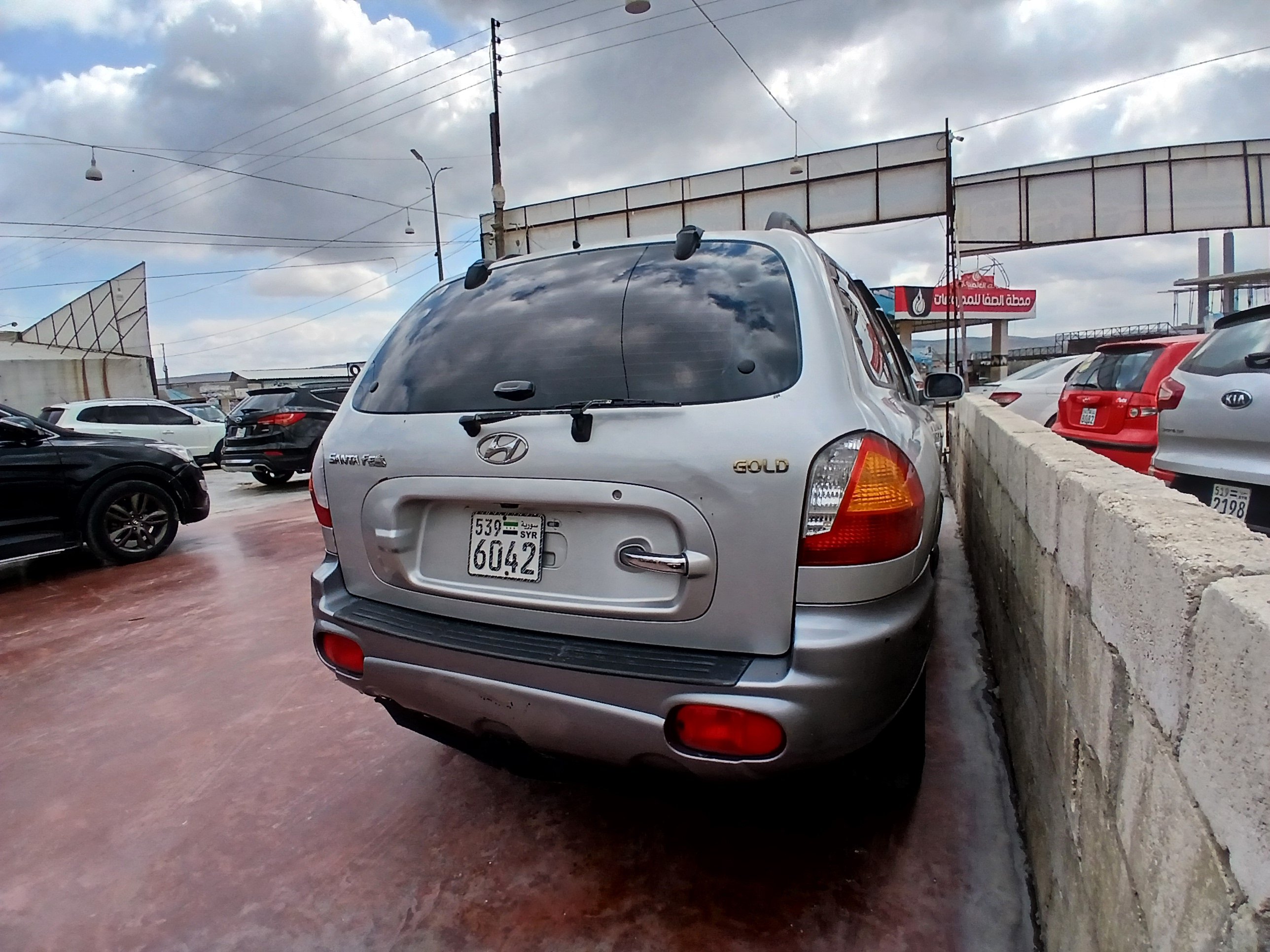 kilometrage car sale hyundai santa fe gold suv used 2004 aleppo ti image