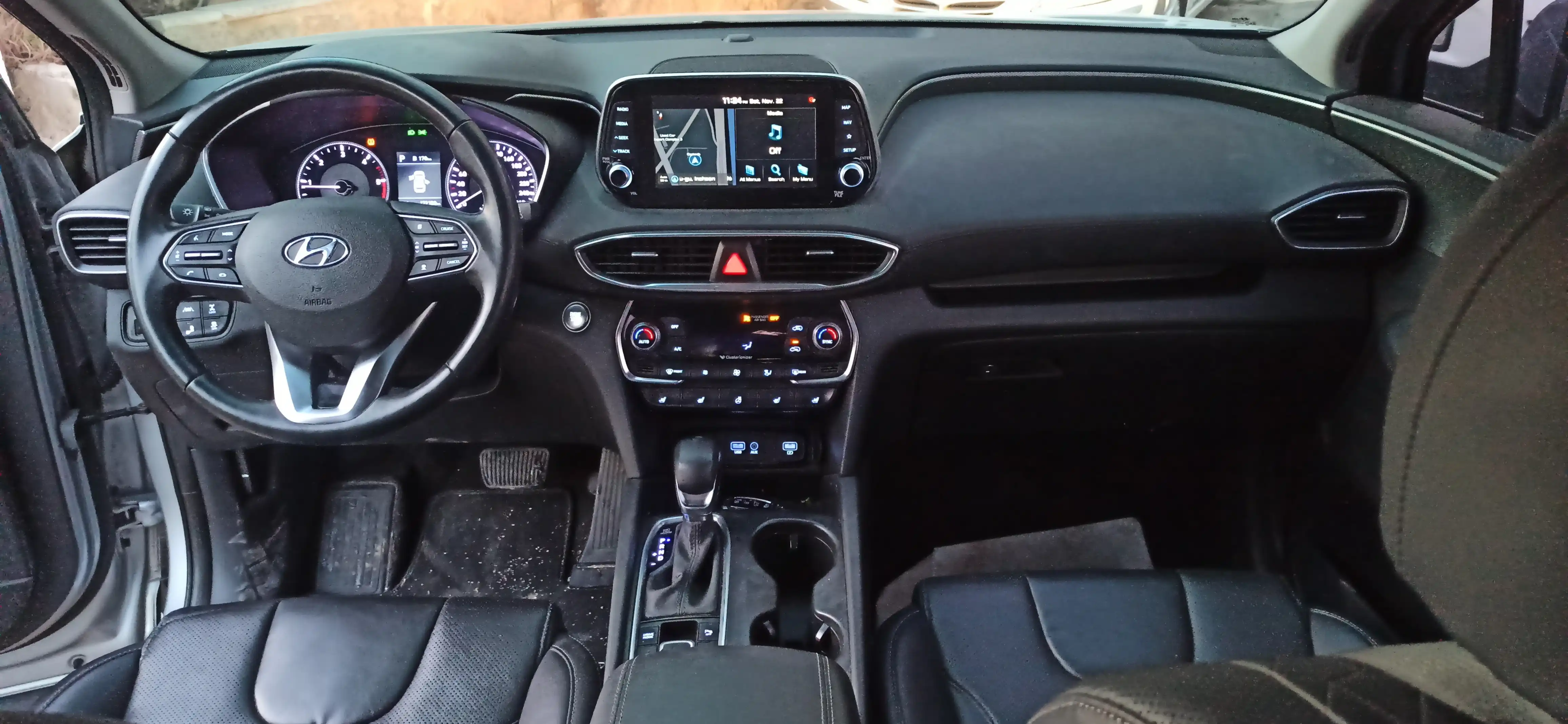 kilometrage car sale hyundai santa fe evgt suv used 2020 aleppo nd image