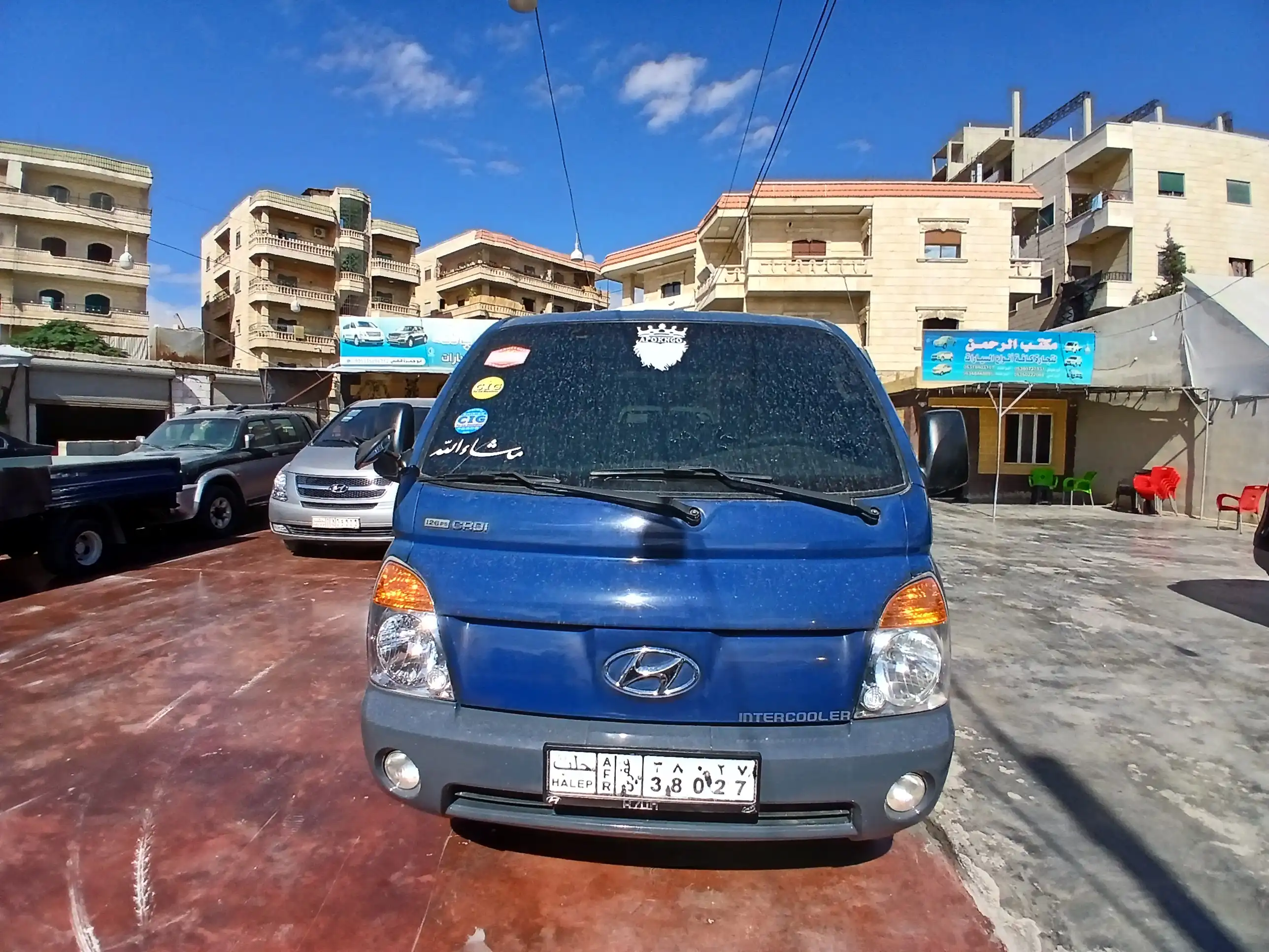 kilometrage car sale hyundai porter 2 crdi cargo truck used 2010 aleppo bk image