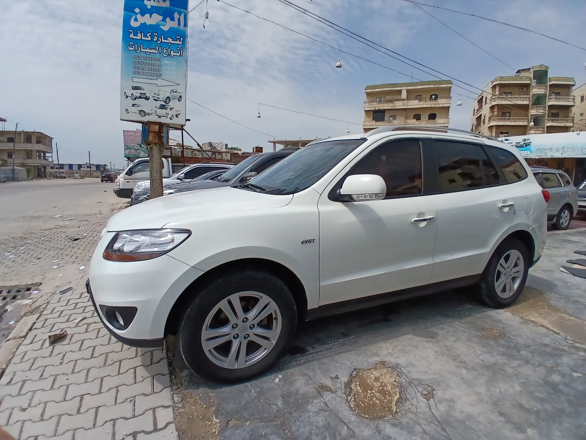 kilometrage car sale hyundai santa fe mlx suv used 2010 aleppo bh image