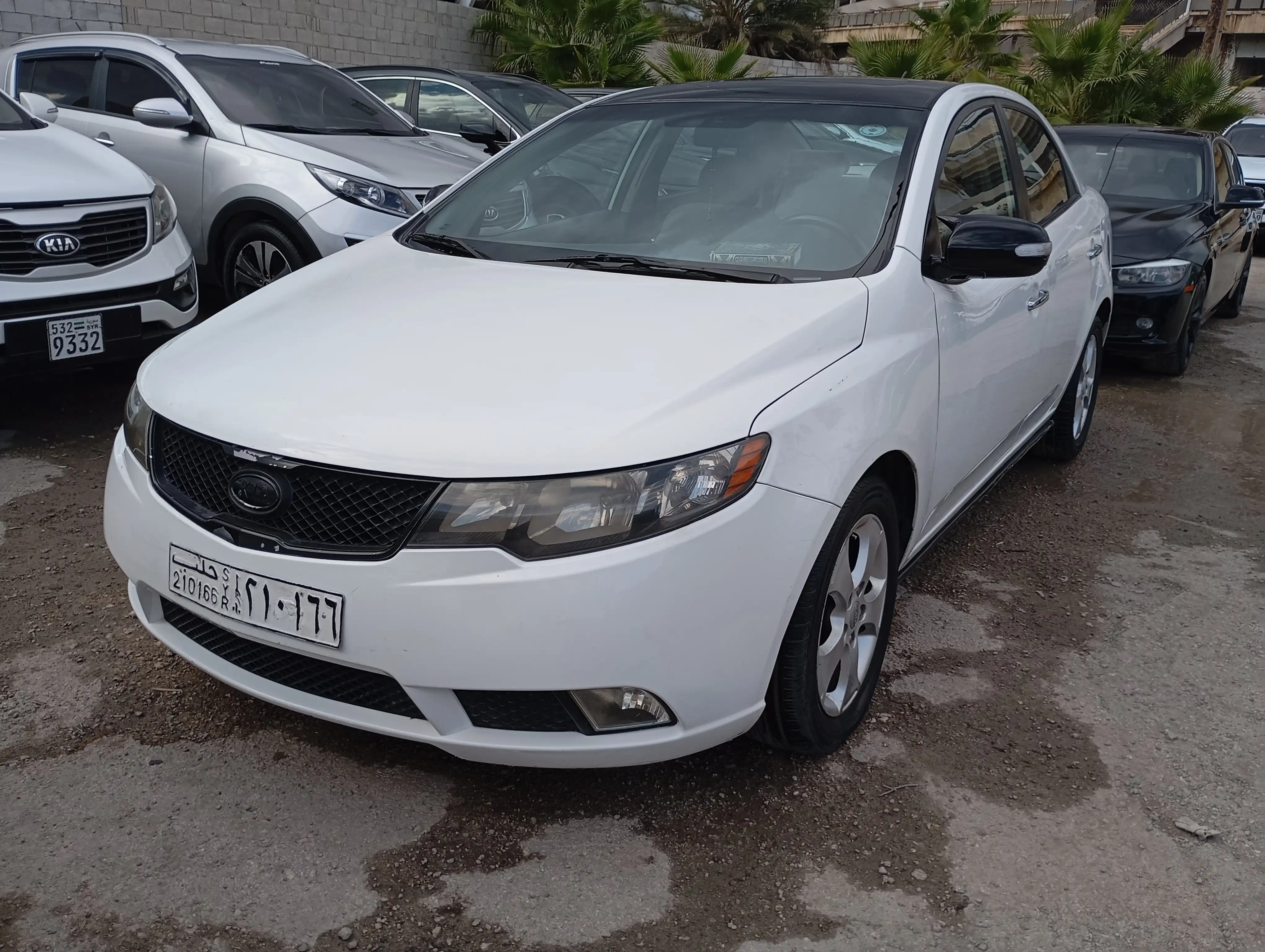 kilometrage car sale kia cerato standard sedan used 2007 aleppo kg card image