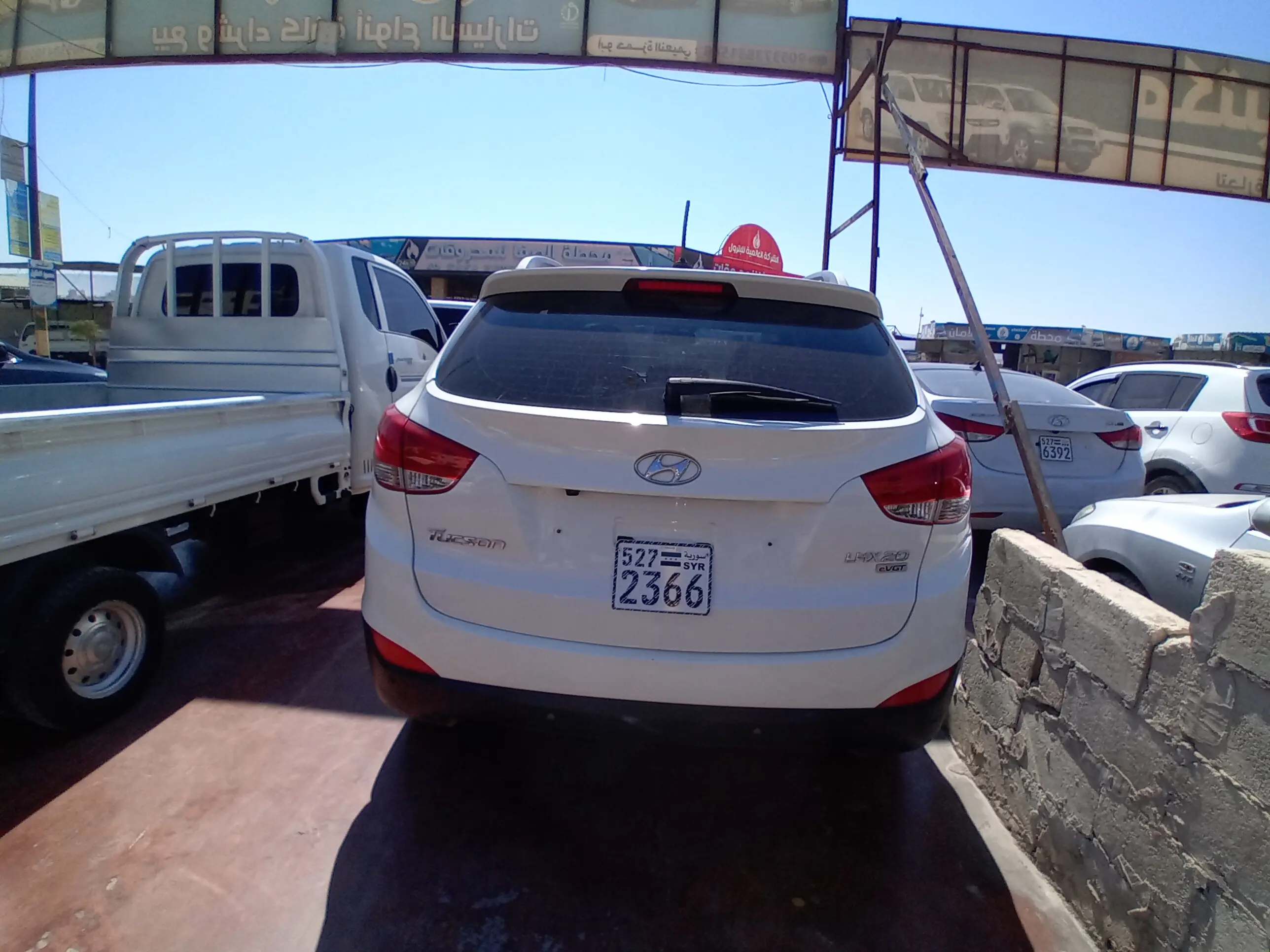 kilometrage car sale hyundai tucson lx20 evgt suv used 2011 aleppo rj image
