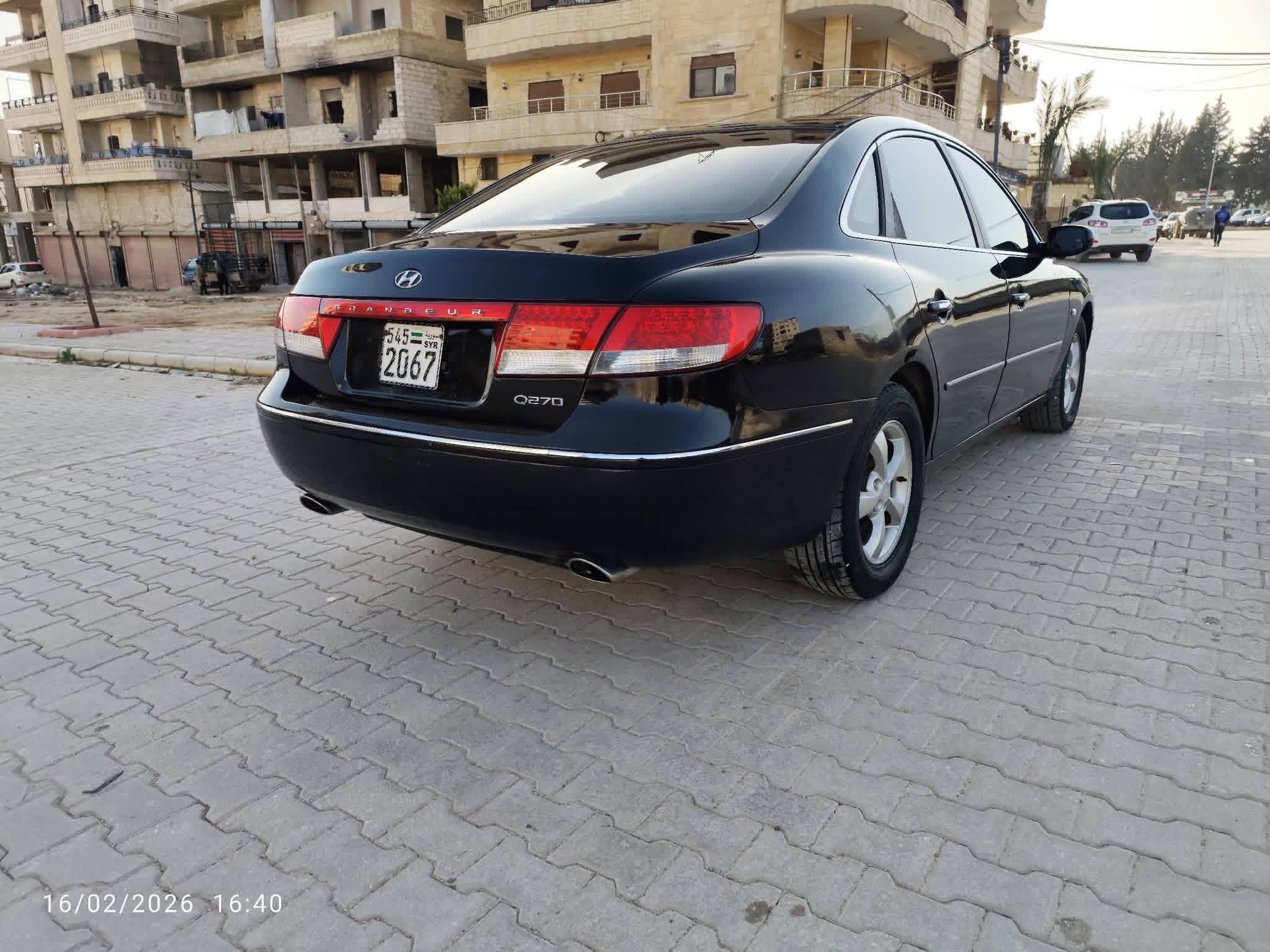 kilometrage car sale hyundai grandeur q270 sedan used 2007 aleppo vy image