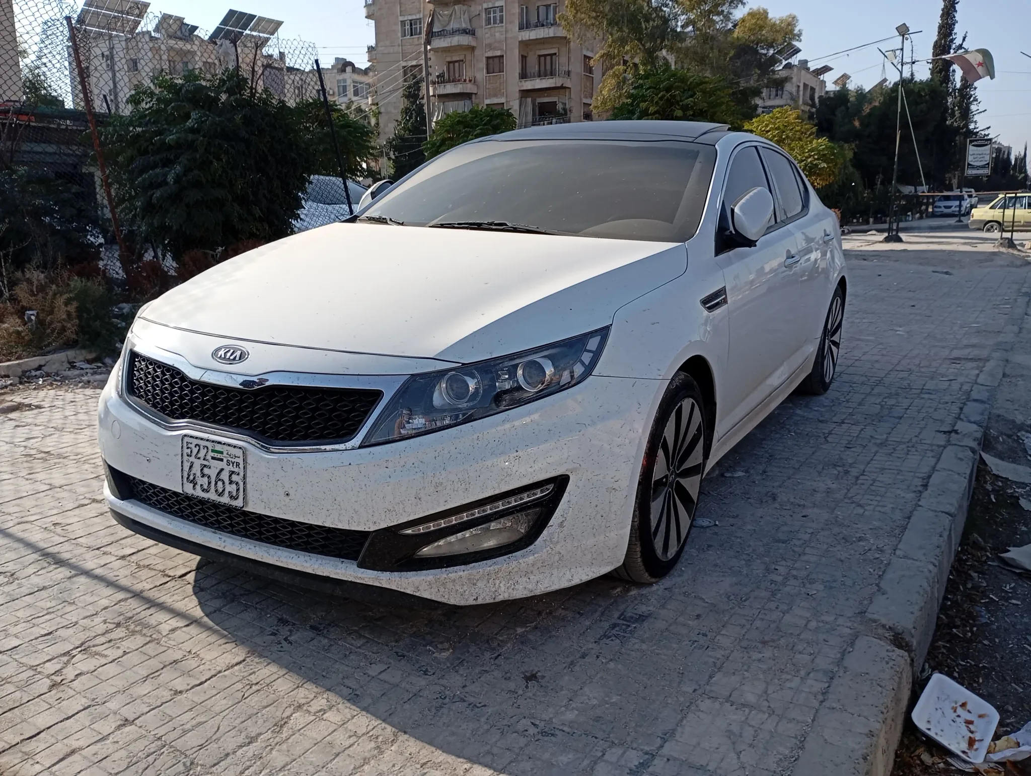 kilometrage car sale kia k5 standard sedan used 2012 aleppo ly image