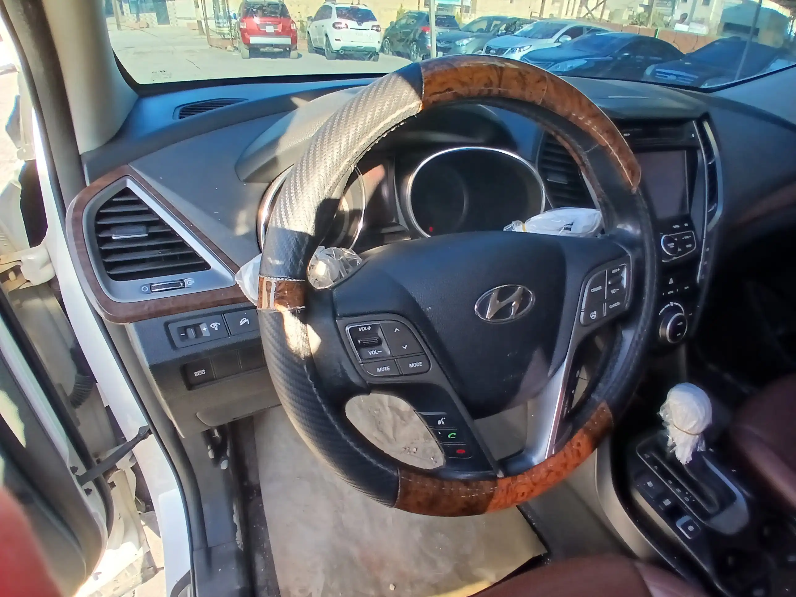 kilometrage car sale hyundai santa fe evgt suv 2015 aleppo ja image