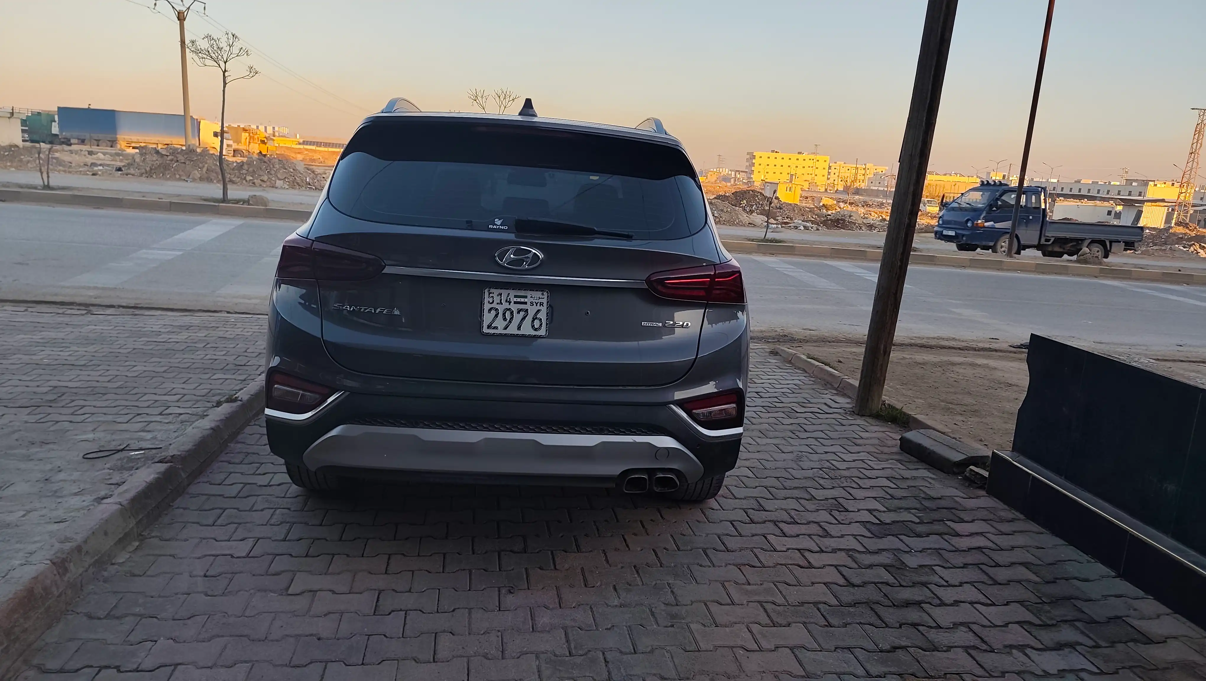 kilometrage car sale hyundai santa fe 2 2 d suv used 2019 aleppo hu image