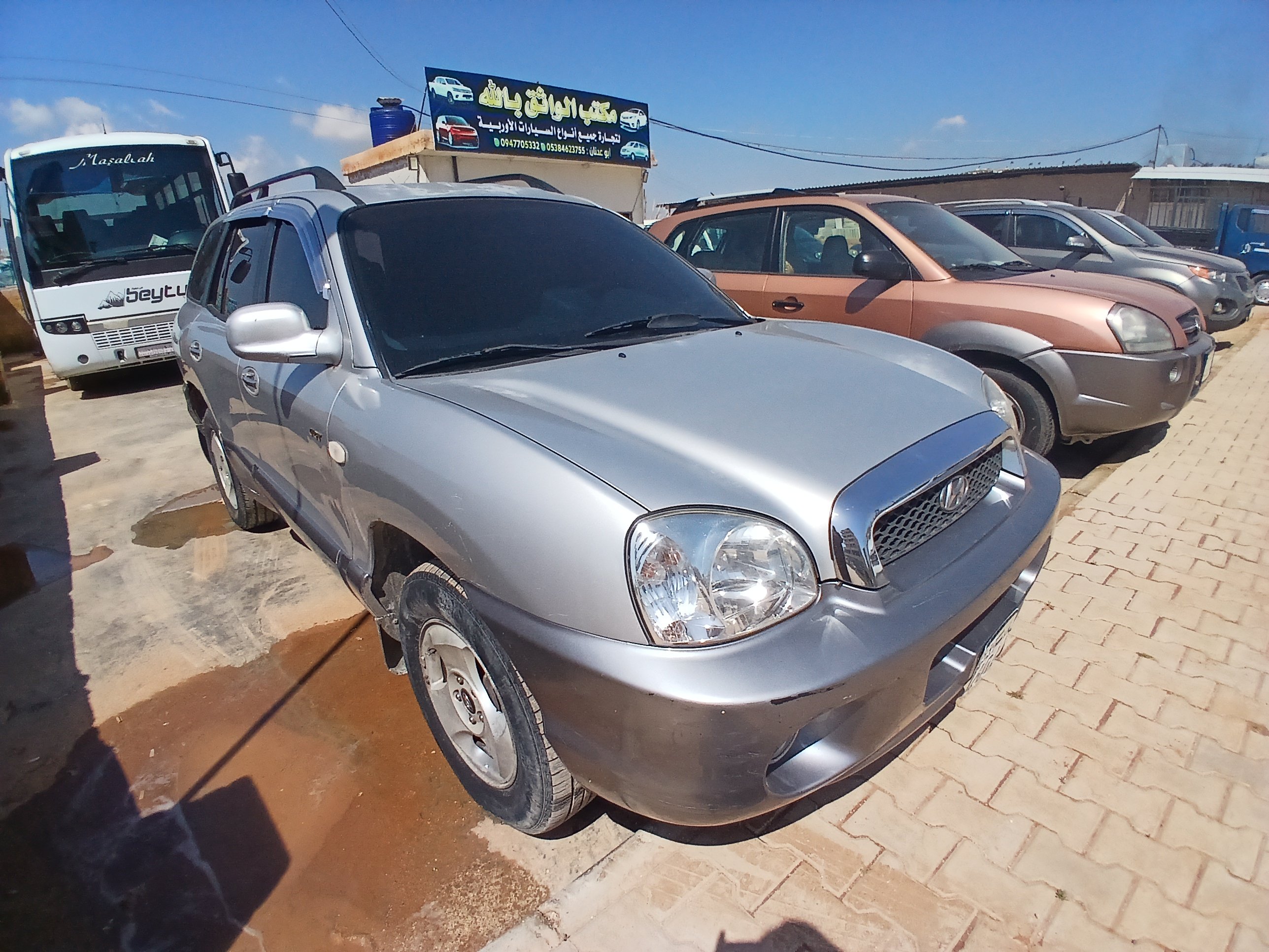 kilometrage car sale hyundai santa fe gold suv used 2005 aleppo bs image