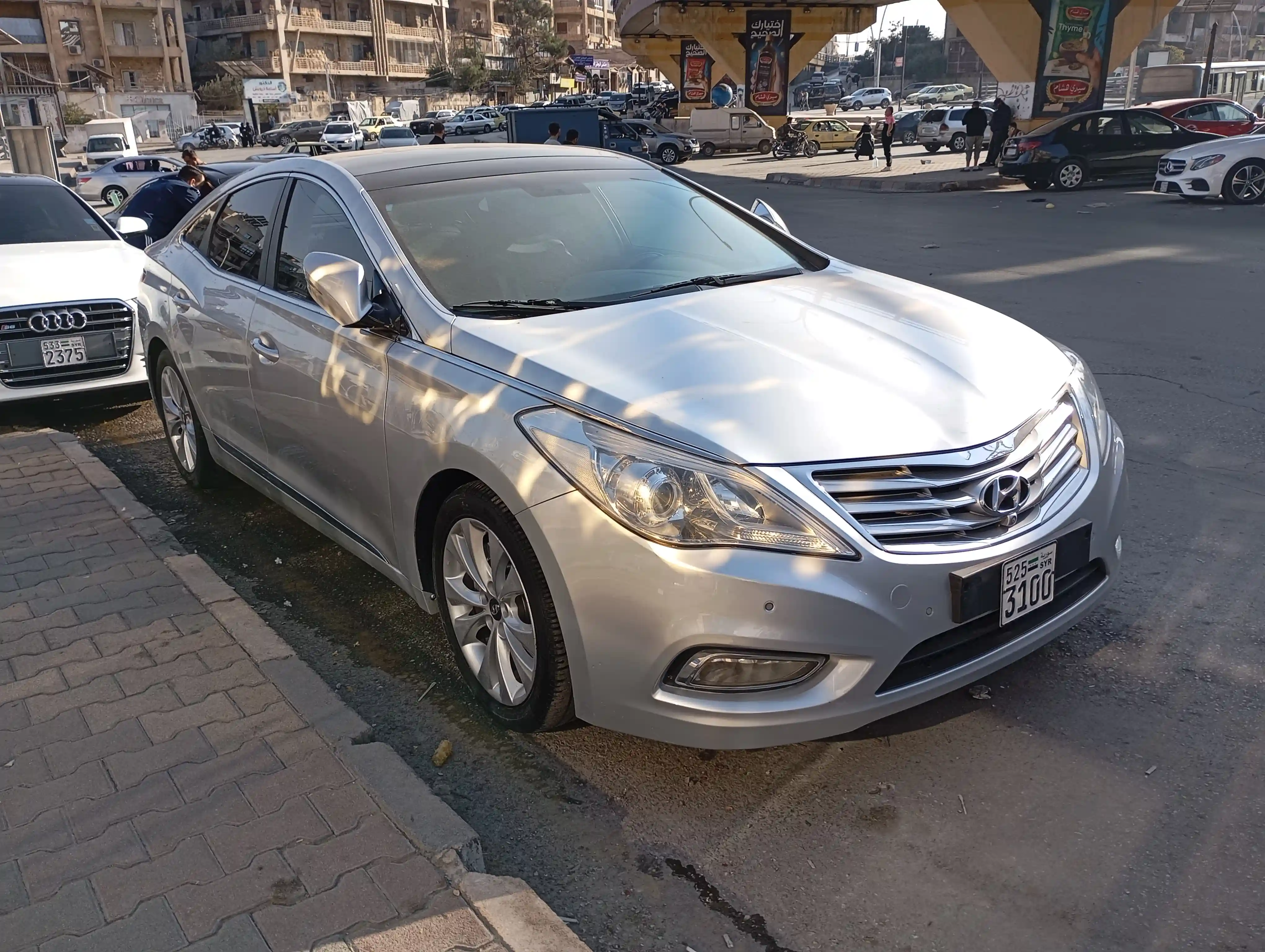 kilometrage car sale hyundai grandeur hg 300 sedan used 2012 aleppo aa image