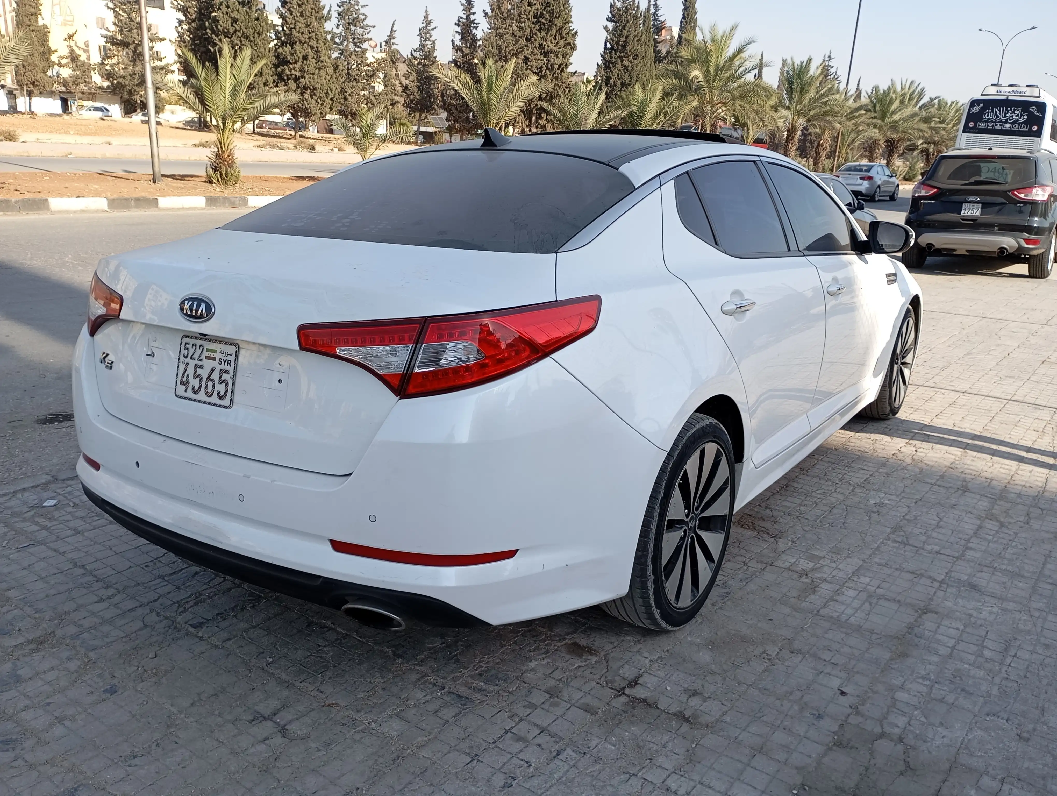 kilometrage car sale kia k5 standard sedan used 2012 aleppo ly image
