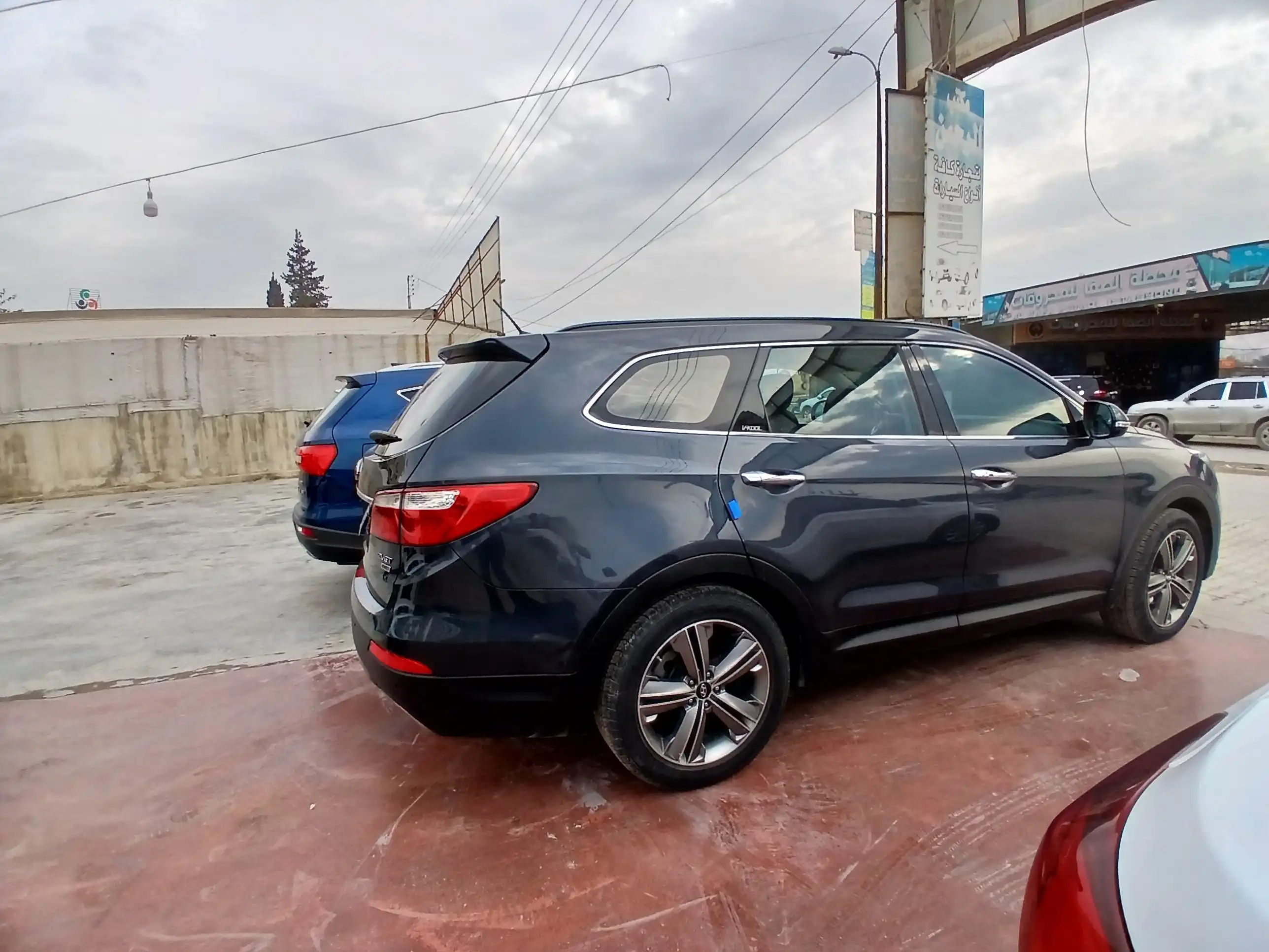 kilometrage car sale hyundai maxcruz evgt suv 2014 aleppo mk image