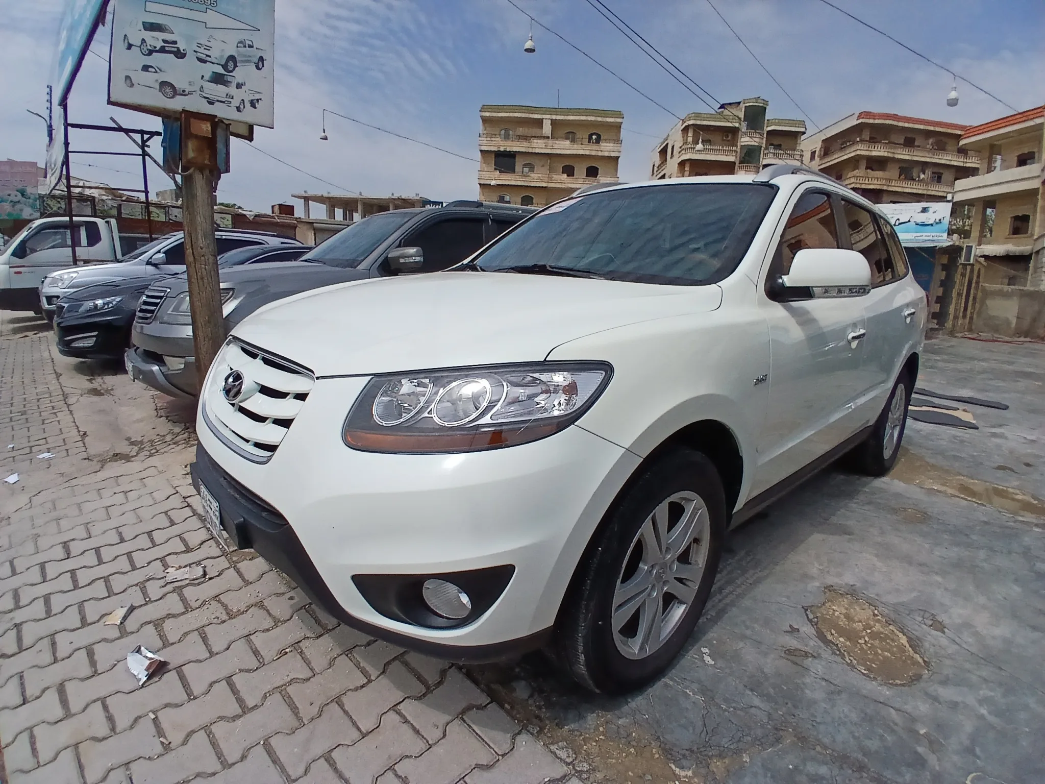 kilometrage car sale hyundai santa fe mlx suv used 2010 aleppo bh image