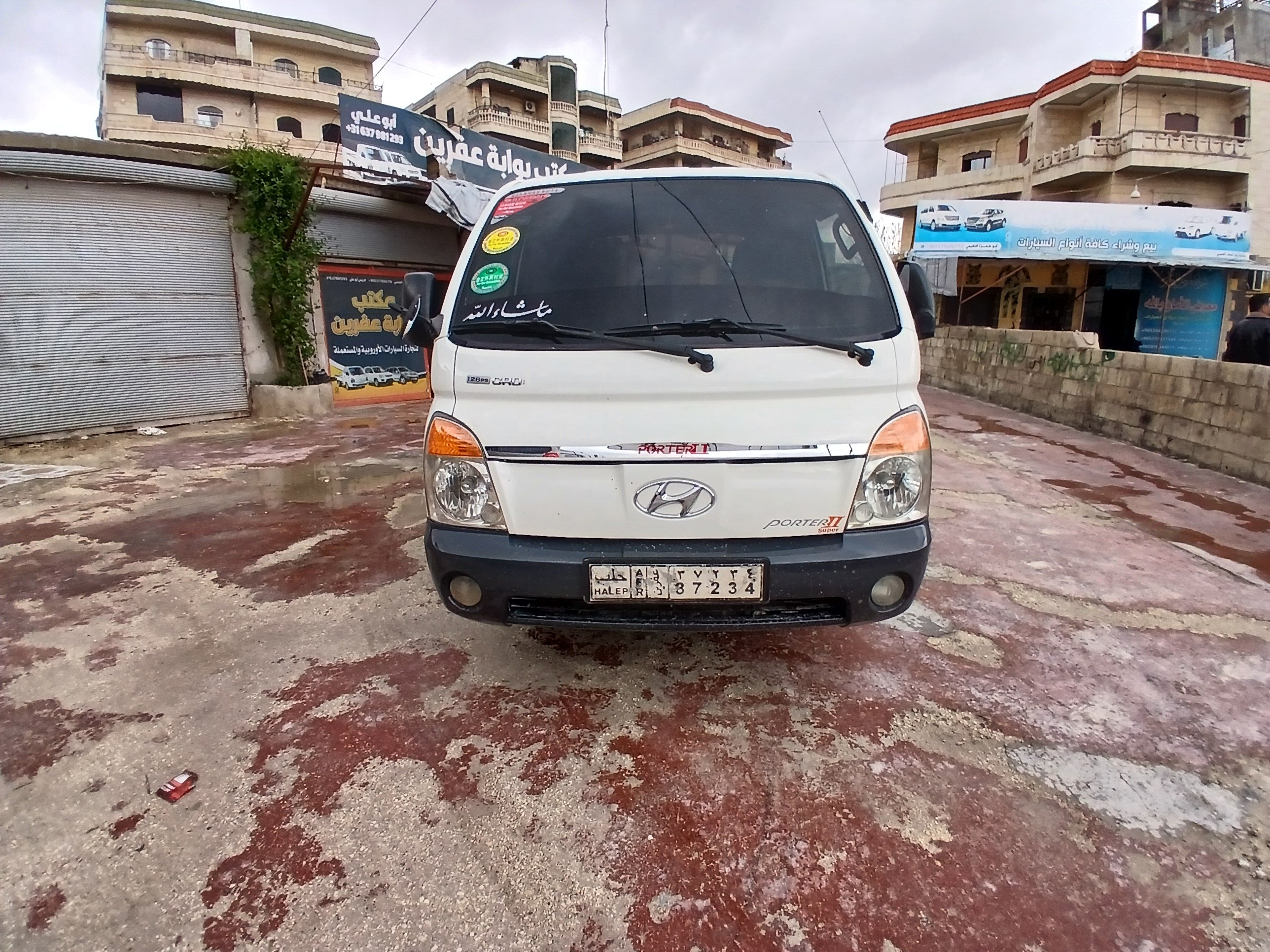 kilometrage car sale hyundai porter ii 2 crdi cargo truck used 2009 aleppo rz image