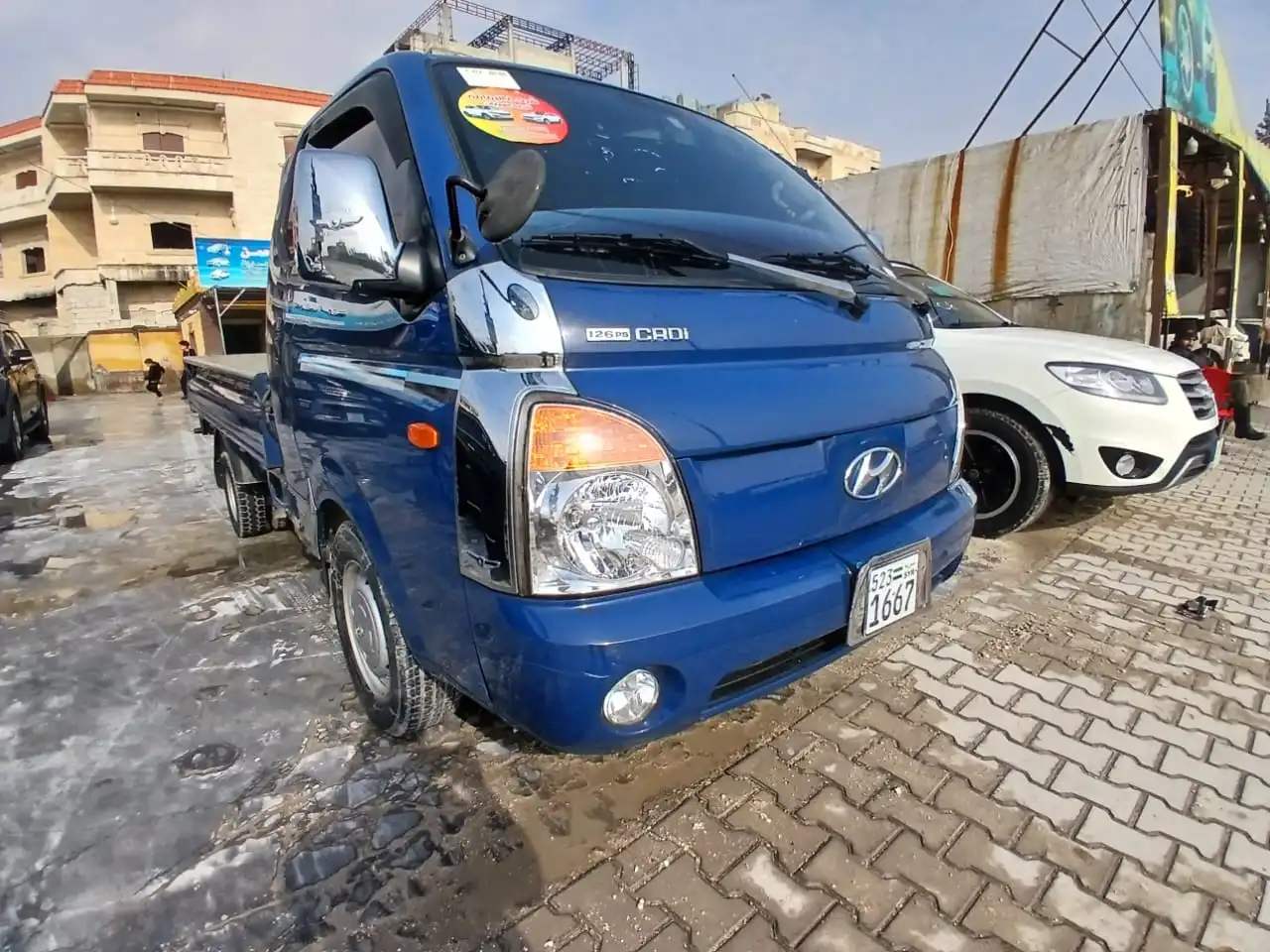 kilometrage car sale hyundai porter ii 2 crdi cargo truck used 2013 aleppo yk image